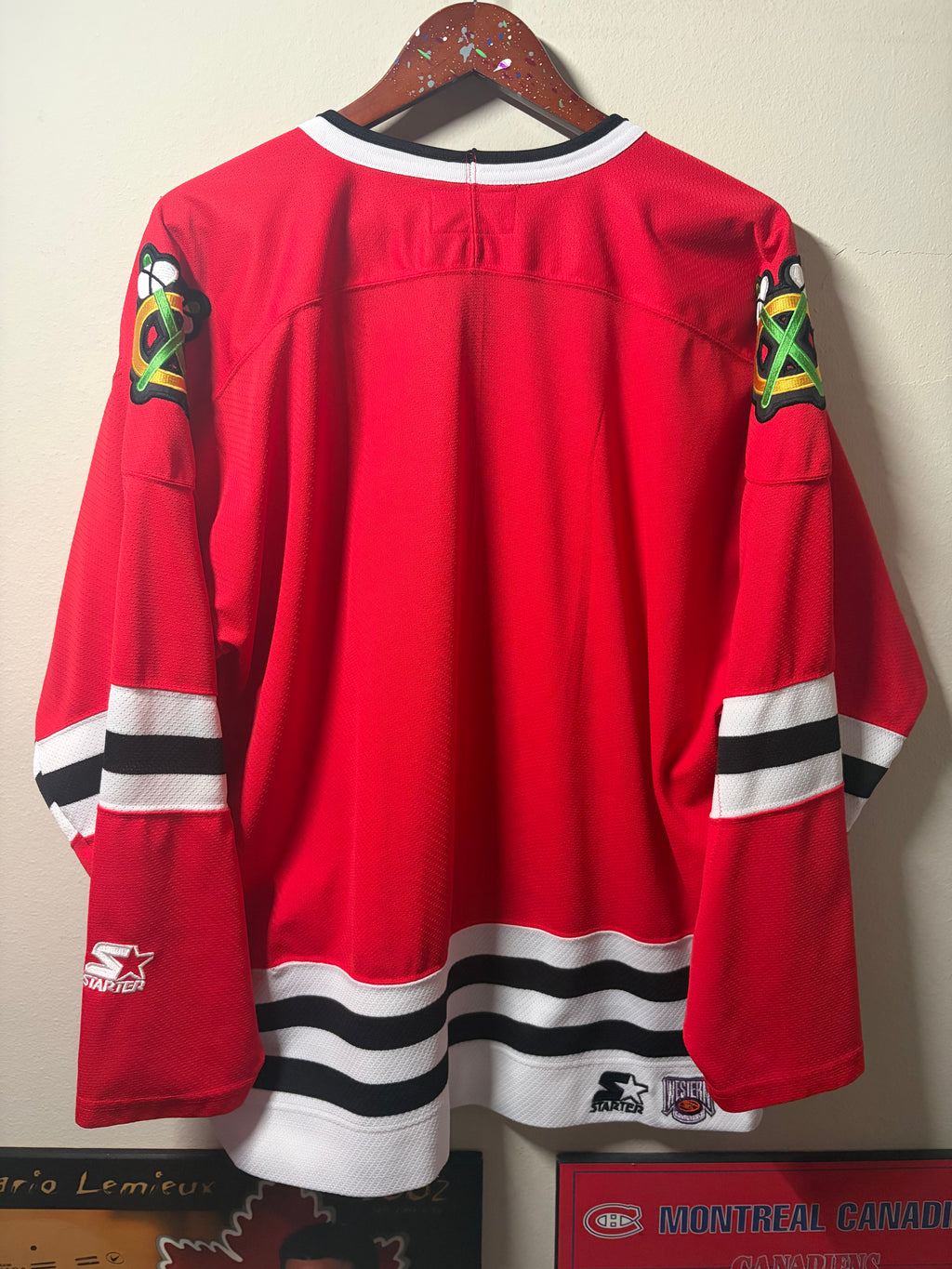 Vintage Blackhawks Starter Jersey (XL)
