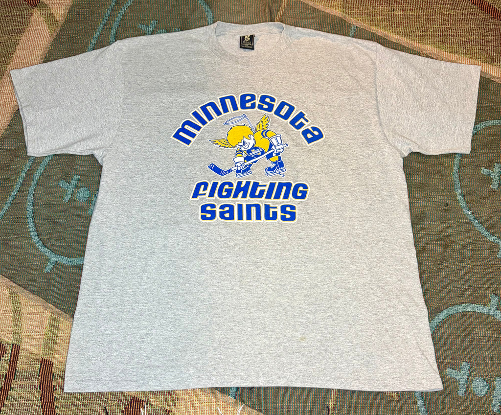 Y2K Minnesota Fighting Saints WHA T Shirt