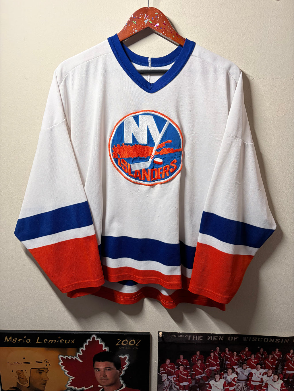 Vintage NY Islanders Airknit Jersey (Medium)