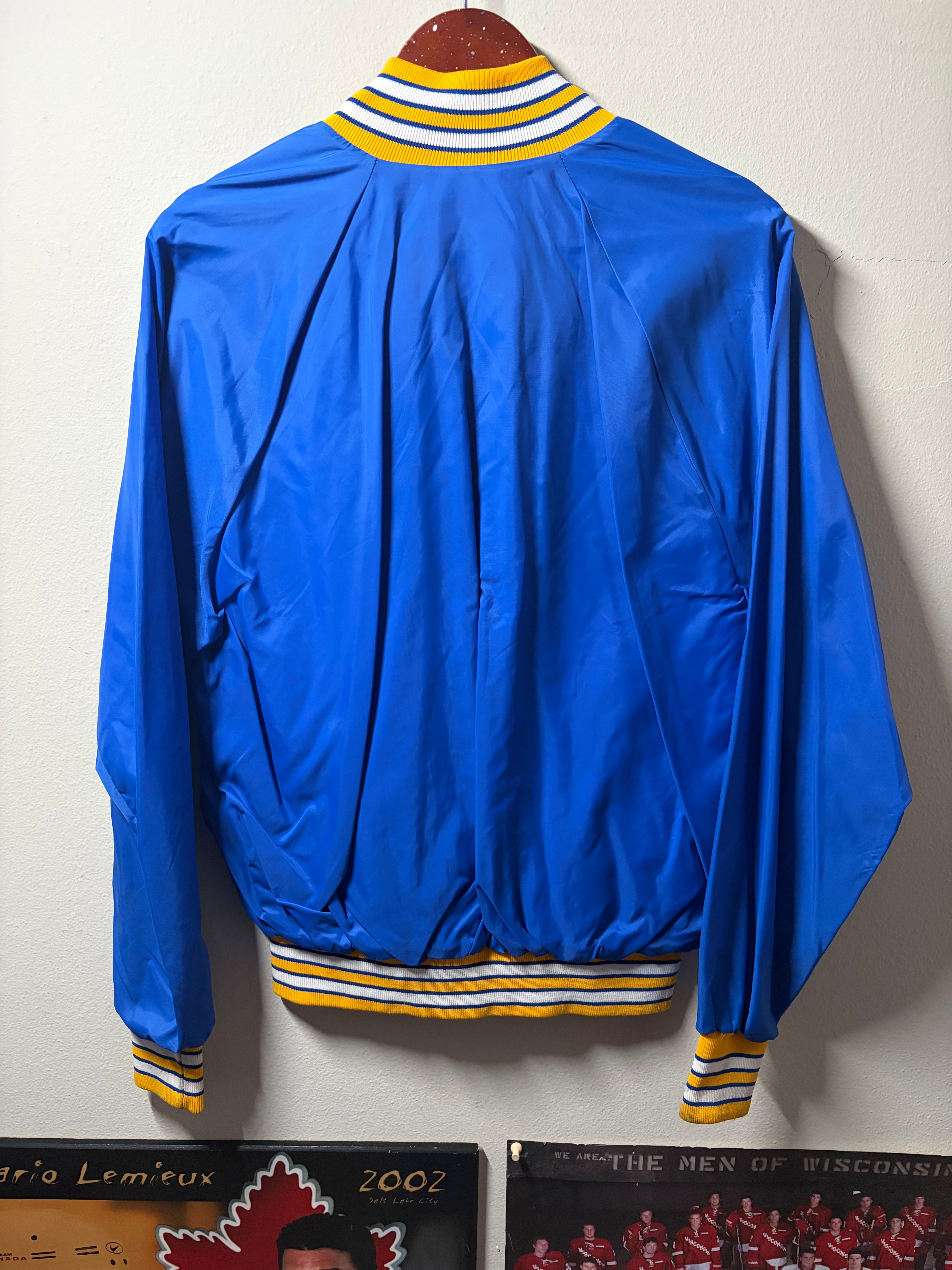 Vintage St Louis Blues Windbreaker Jacket (Large)