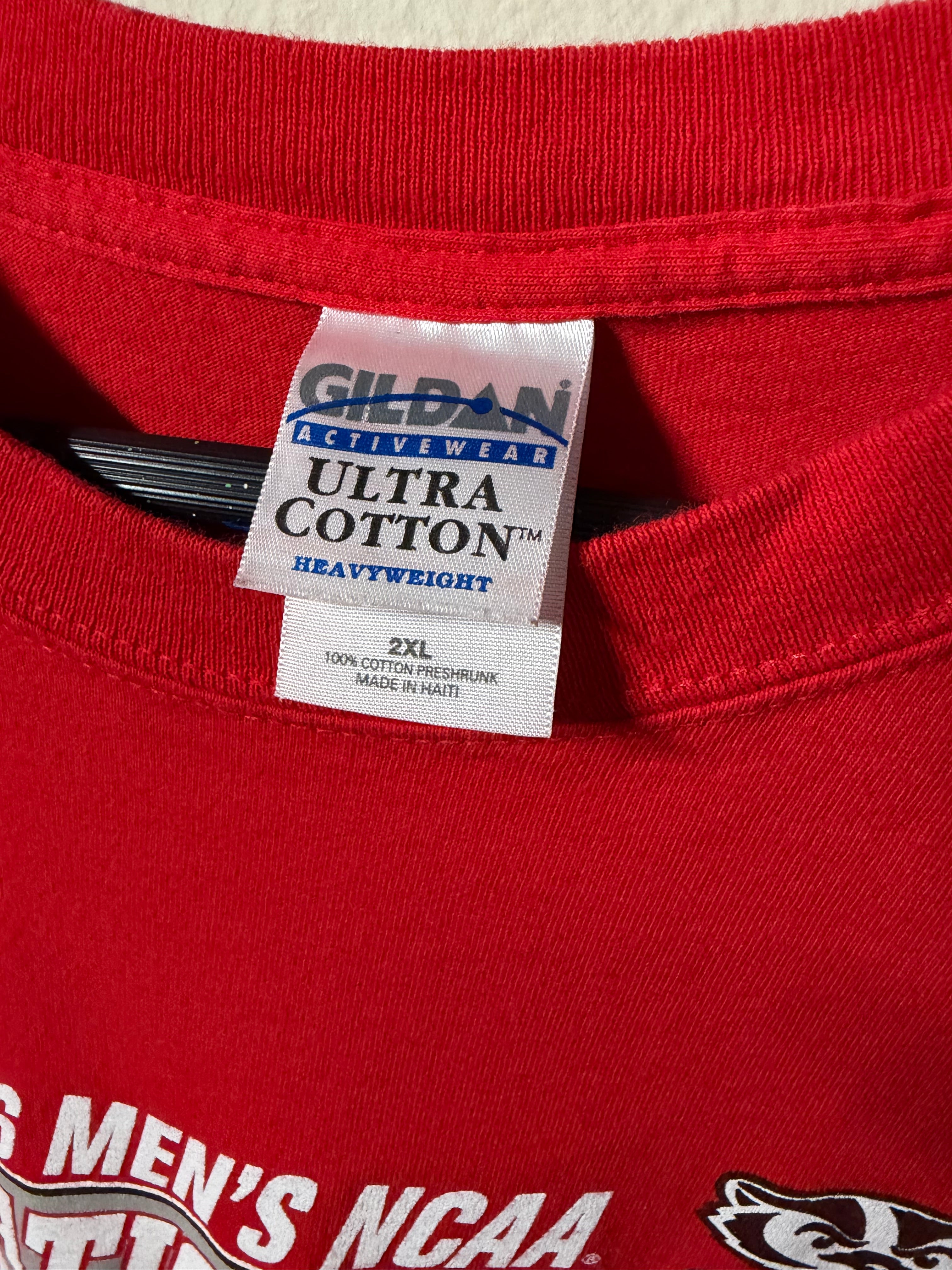 2006 Wisconsin Badgers Mens NCAA Champions T Shirt (XXL)