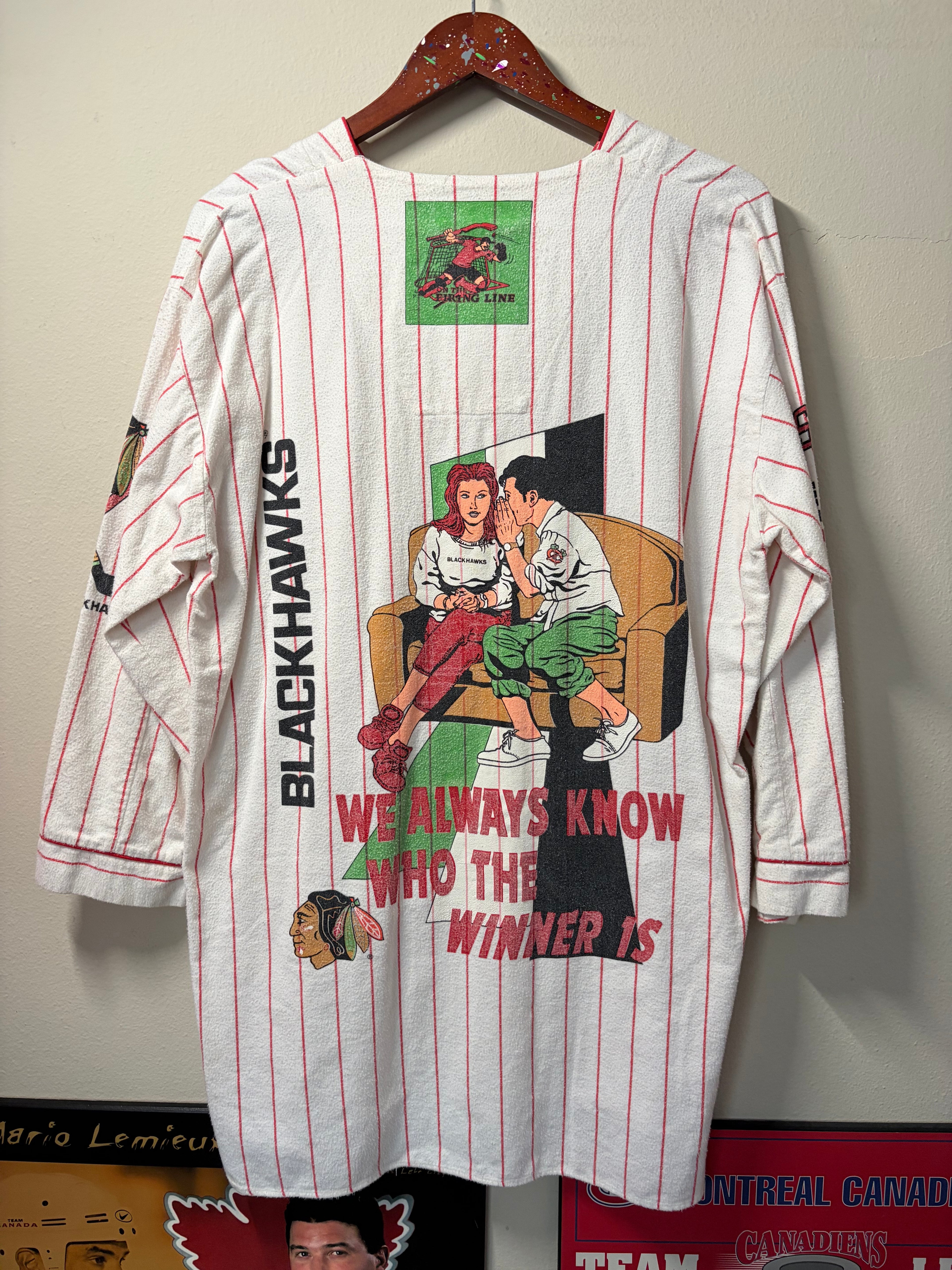 Vintage Blackhawks Sleep Shirt (OSFA)
