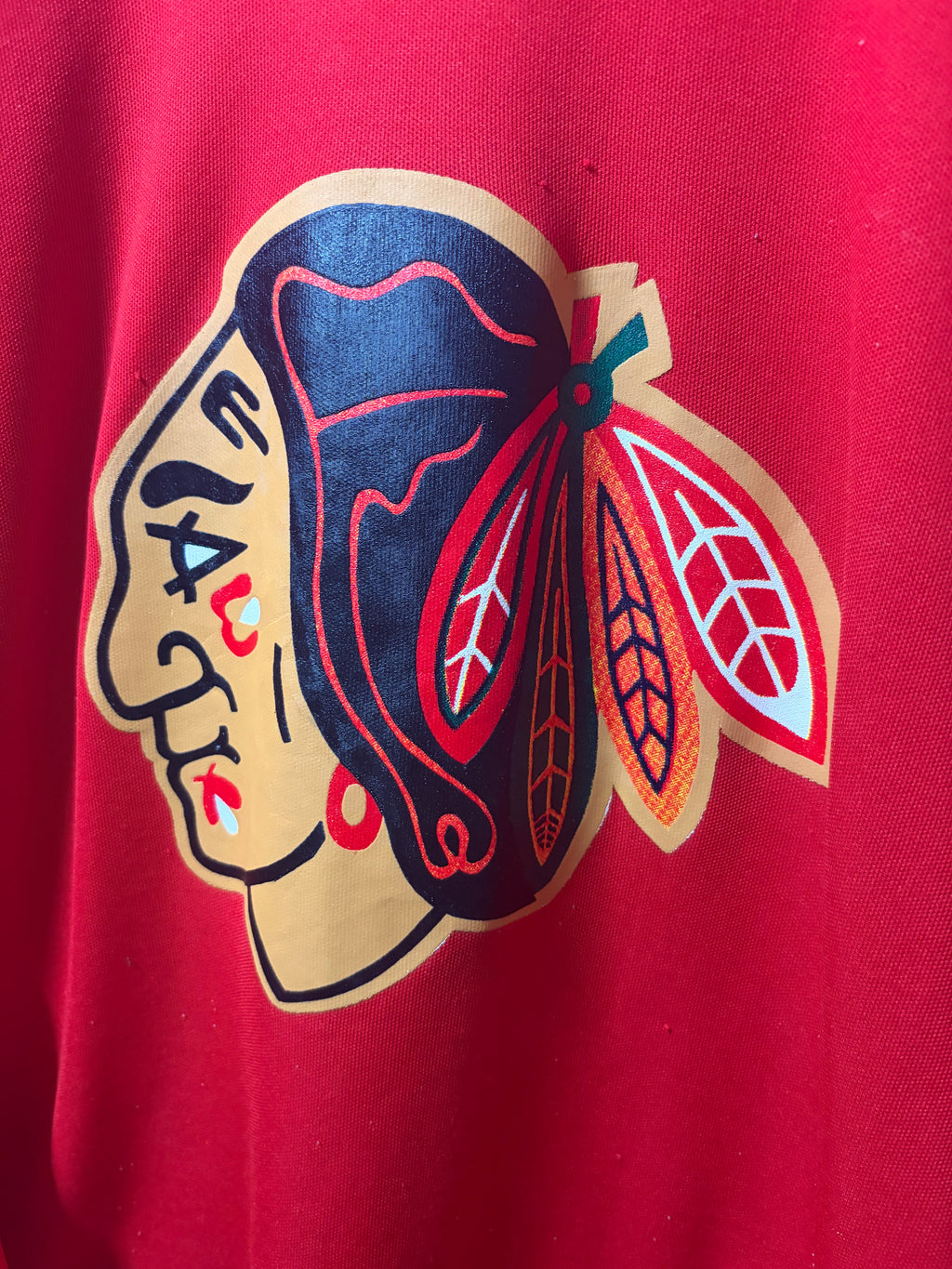 Vintage Blackhawks CCM 70s/80s Jersey (Medium)