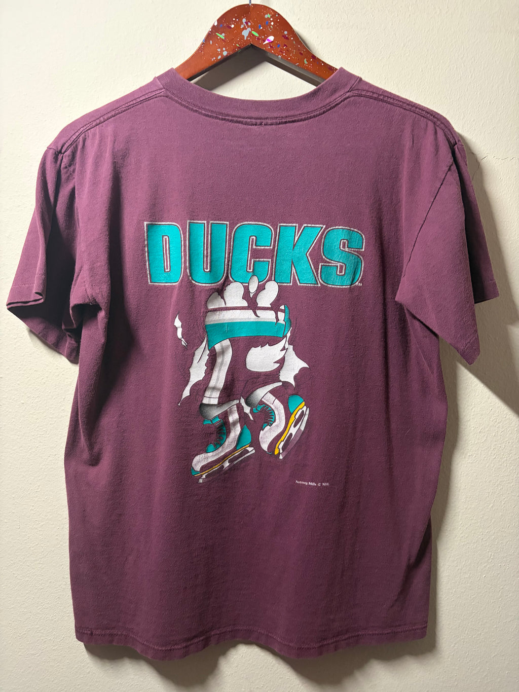 Vintage Anaheim Mighty Ducks Nutmeg  “Breakthrough” T Shirt (Small)