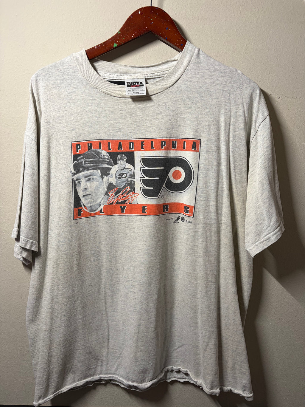 Vintage Philadelphia Flyers Eric Lindros #88 T Shirt (XL)