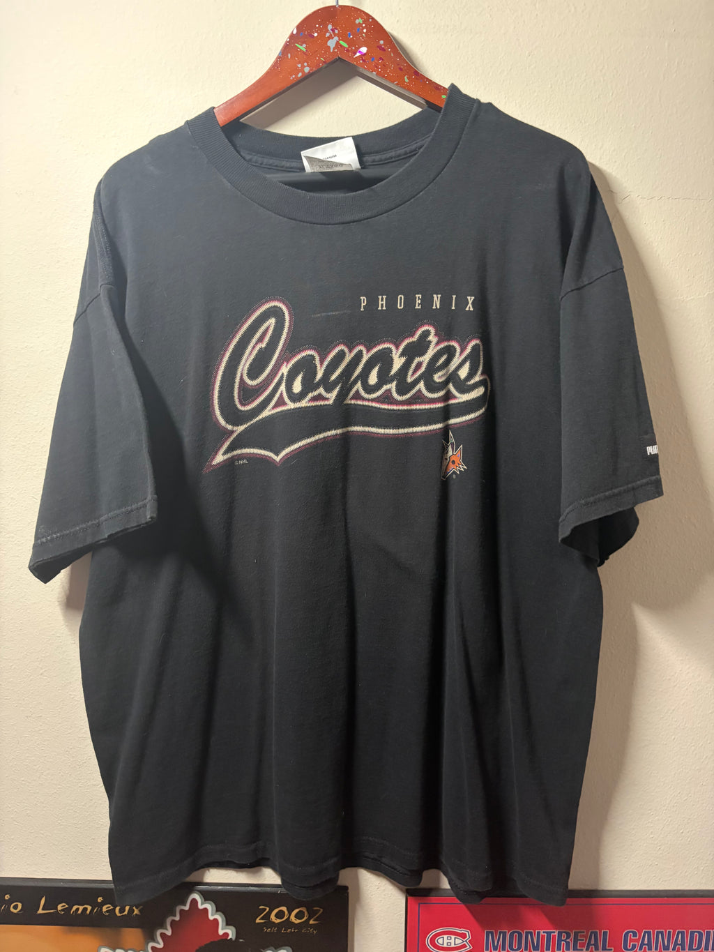 Vintage Phoenix Coyotes Puma T Shirt (XXL)