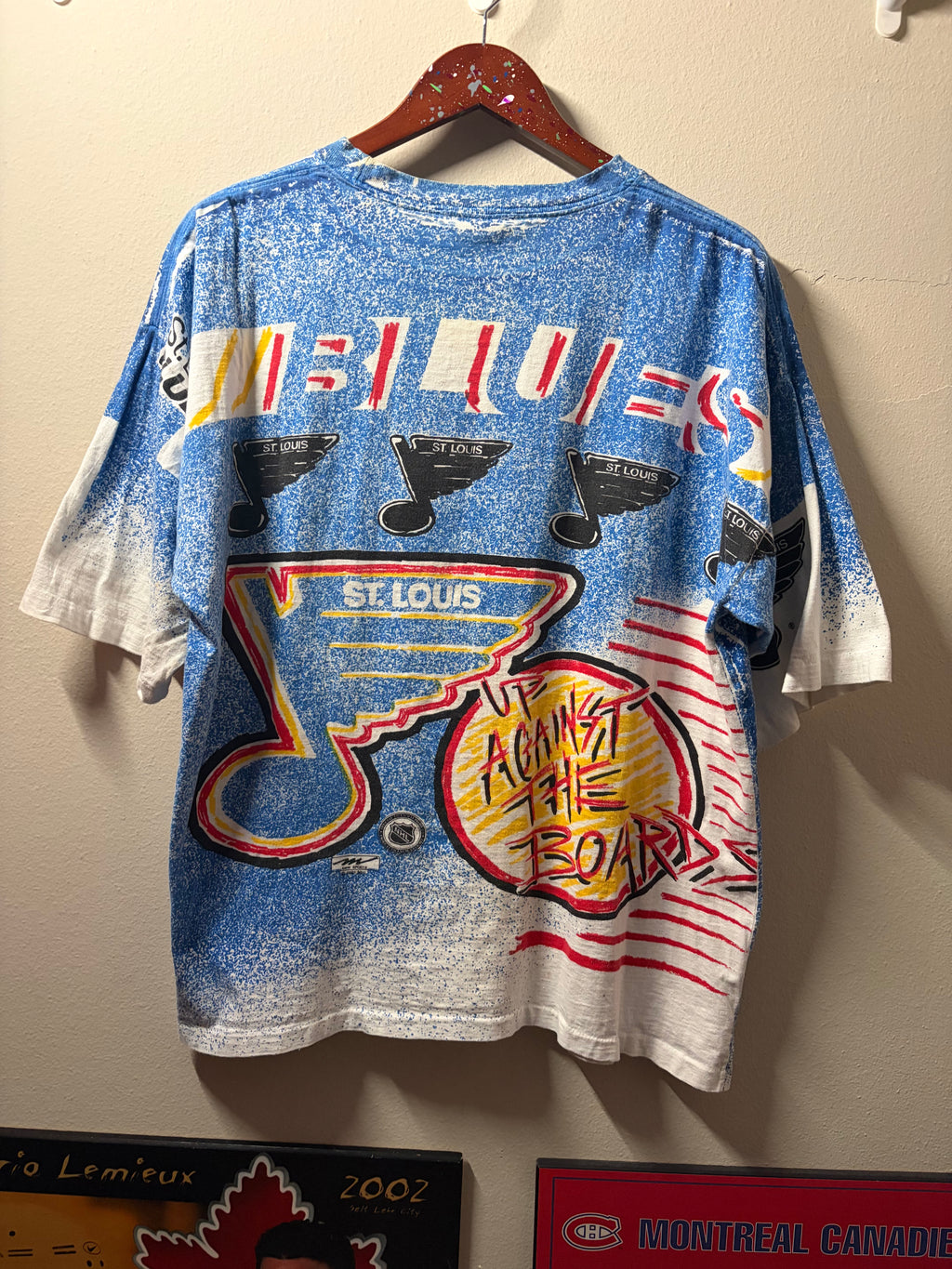 Vintage St. Louis Blues AOP T Shirt