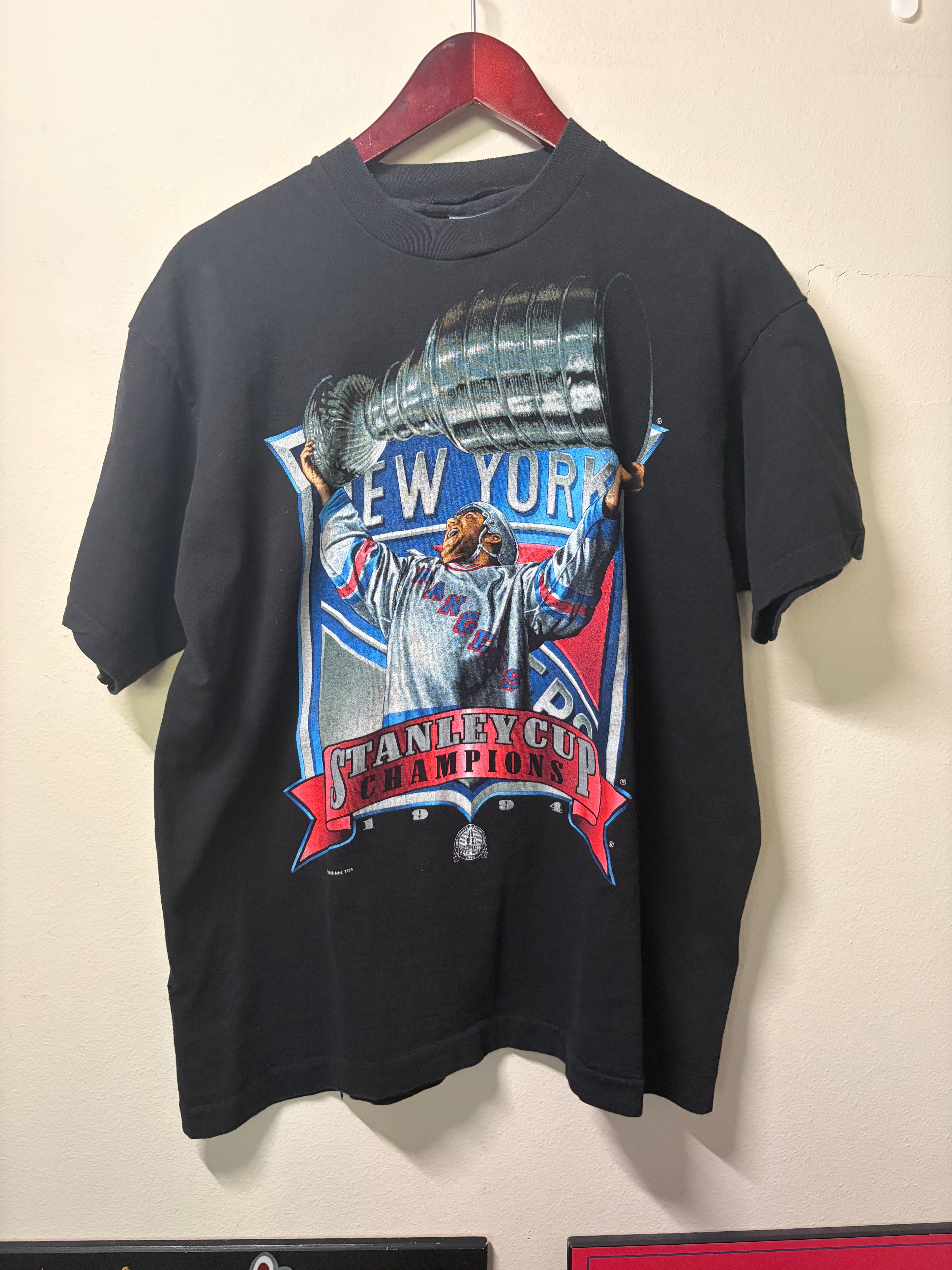 Vintage New York Rangers 1994 Stanley Cup Salem Sportswear T Shirt (L)