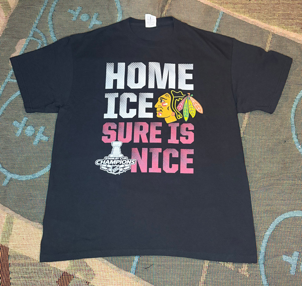 2015 Blackhawks “Home Ice” T Shirt