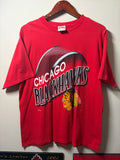 Vintage Blackhawks Nutmeg T Shirt (XL)
