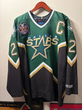 Vintage Dallas Stars 99SCF Darien Hatcher CCM Jersey (L)