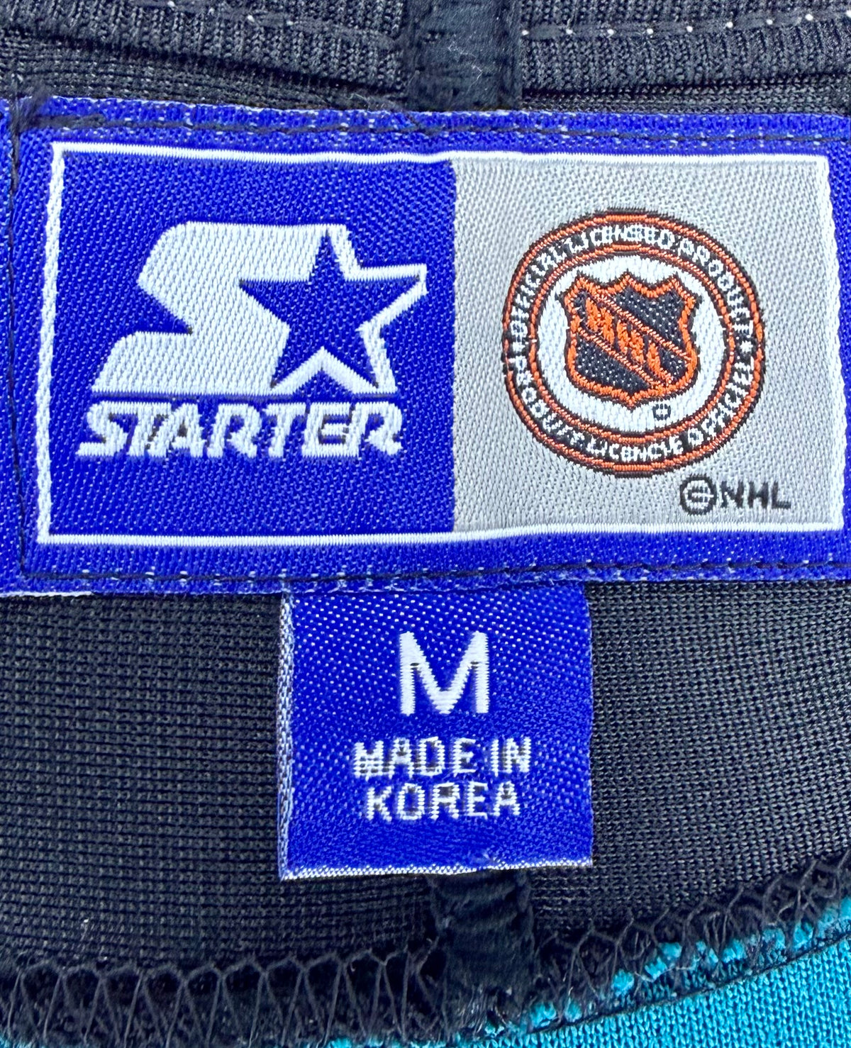 Vintage SJ Sharks Starter Satin Jersey