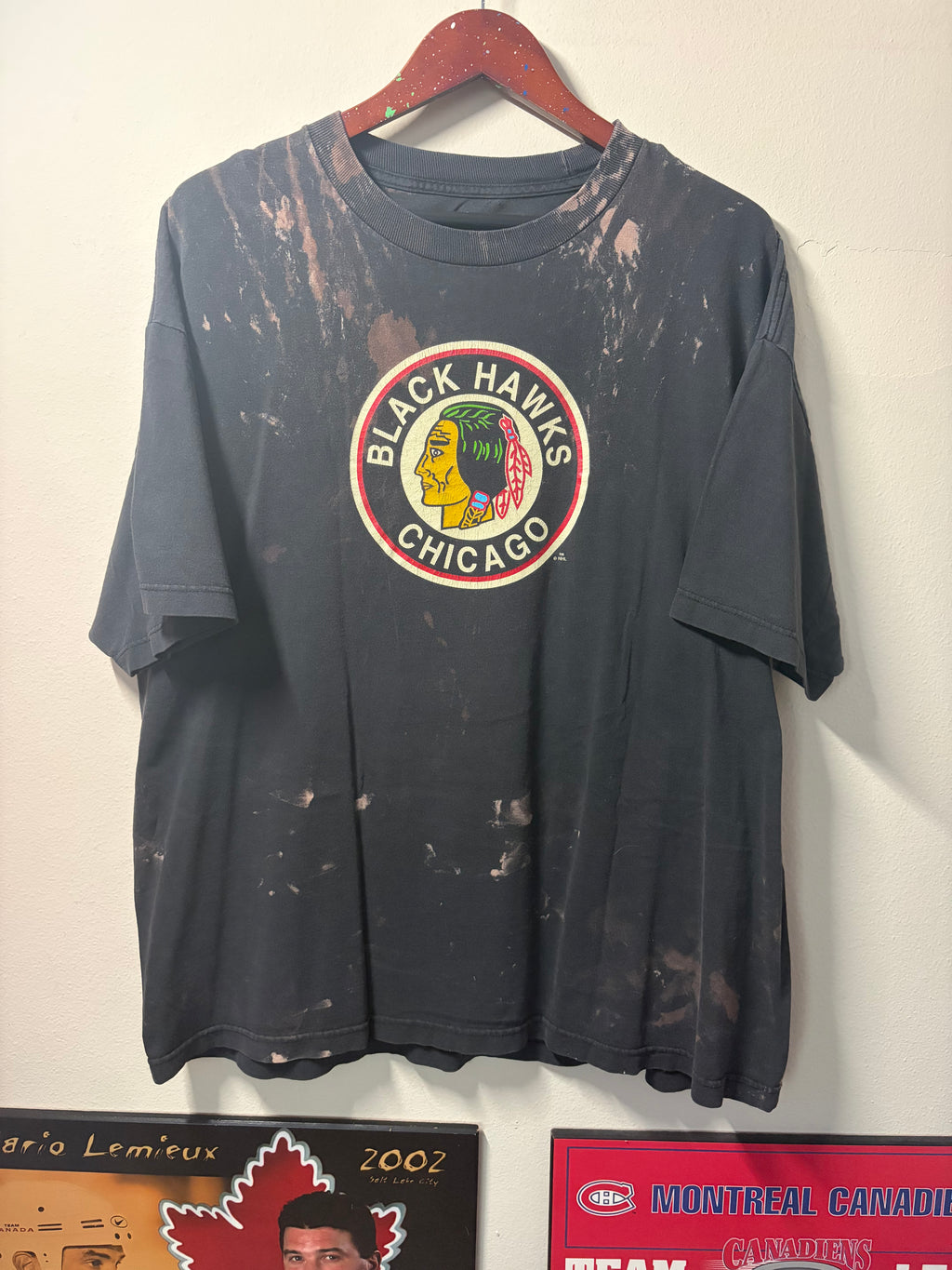Patrick Kane #88 09WC Bleach Dye T Shirt (XXL)