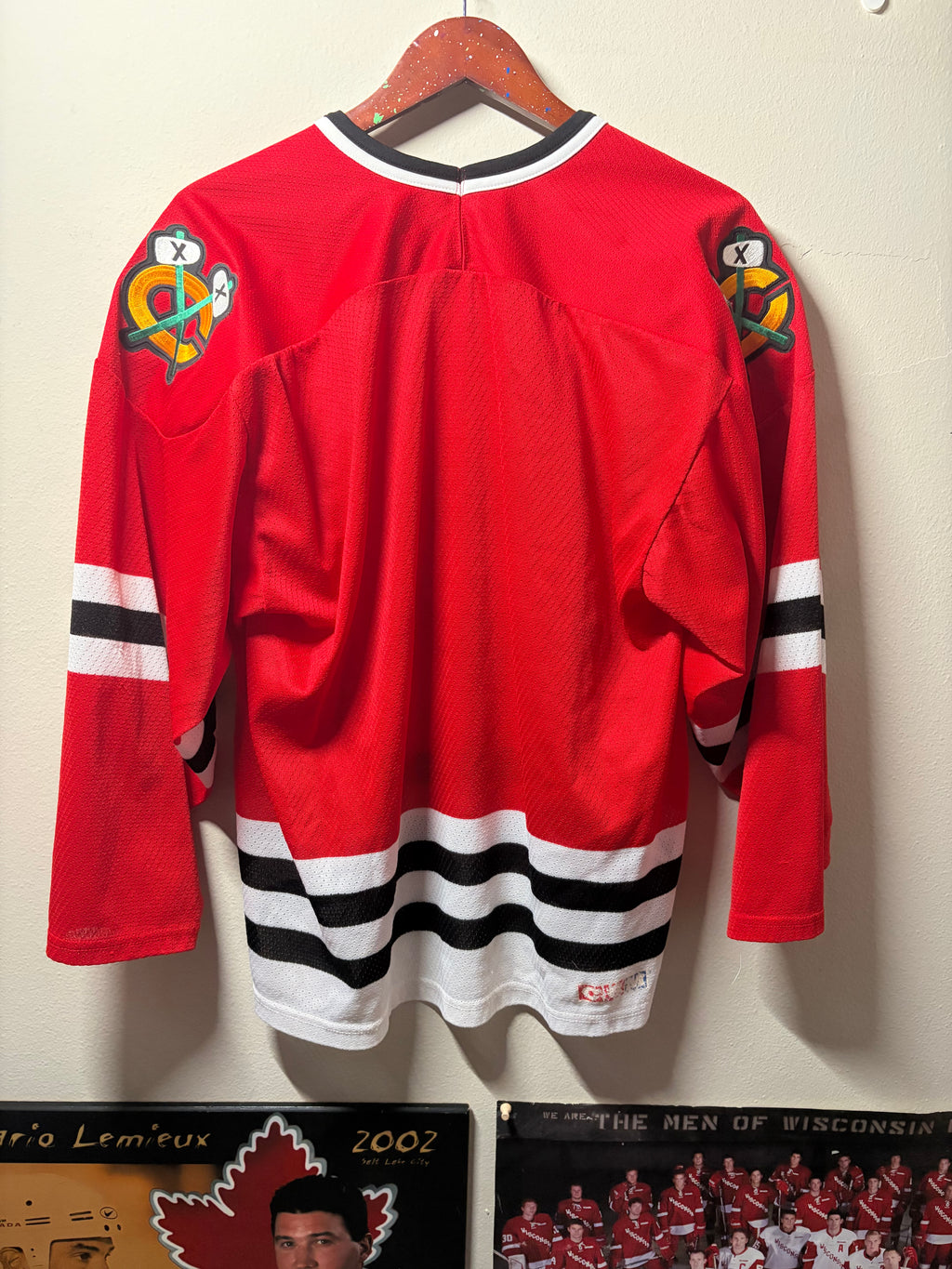 Vintage Blackhawks CCM Jersey (Large)