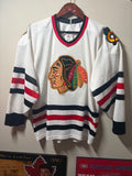 Vintage Blackhawks Airknit Jersey (Medium)