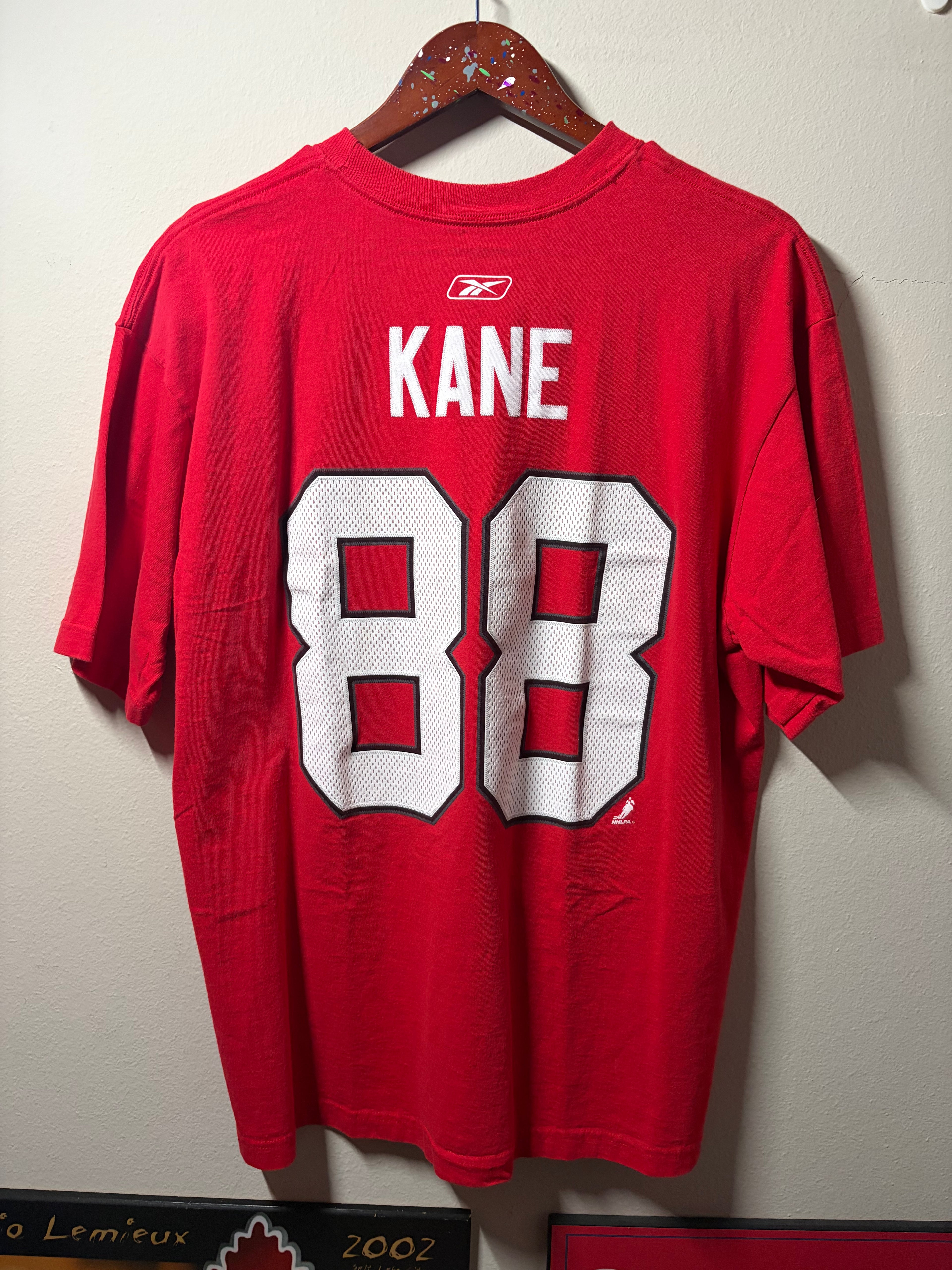 Patrick Kane #88 Reebok Blackhawks T Shirt (XL)