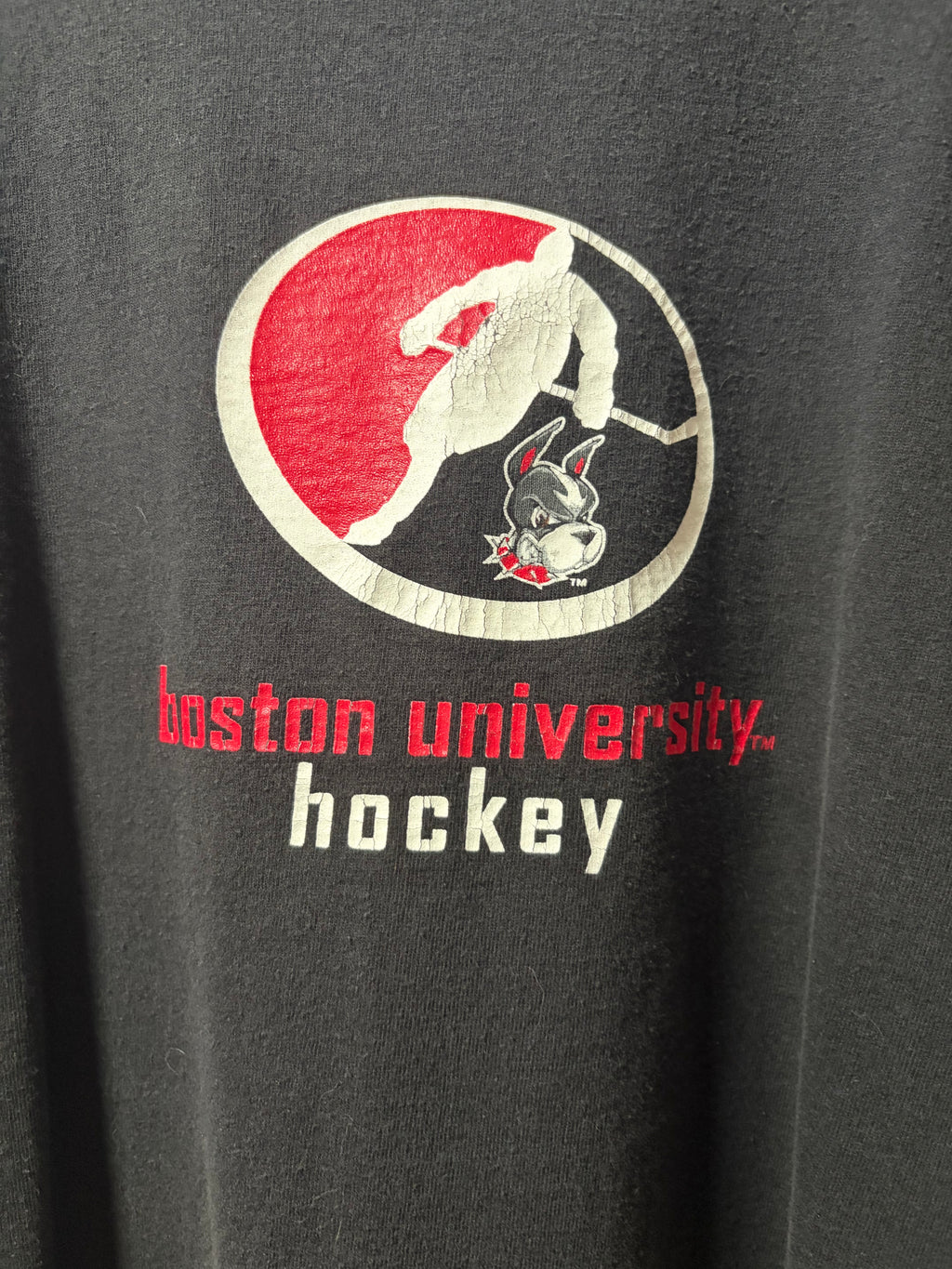 Vintage Boston University NCAA T Shirt (XL)