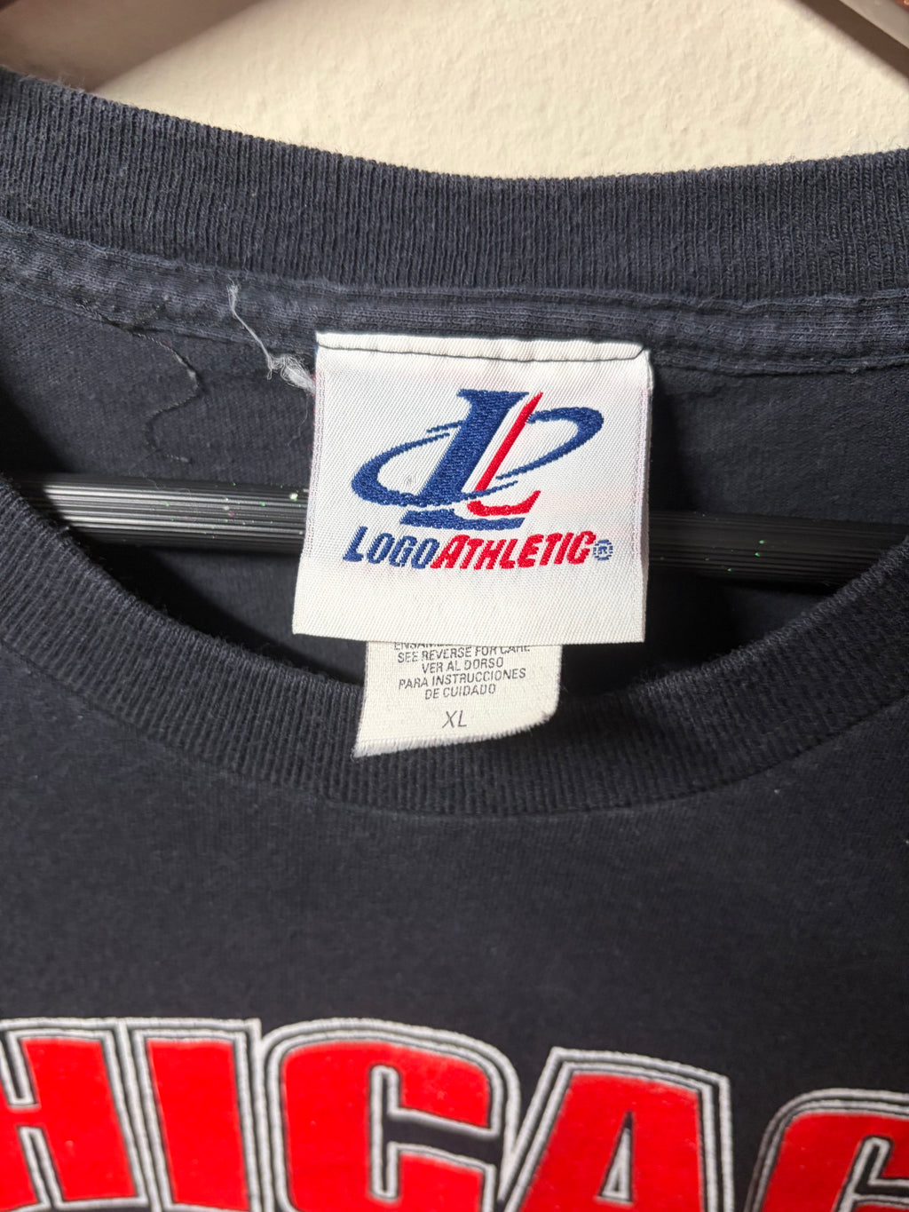 Vintage Blackhawks Logo Athletic T Shirt (XL)