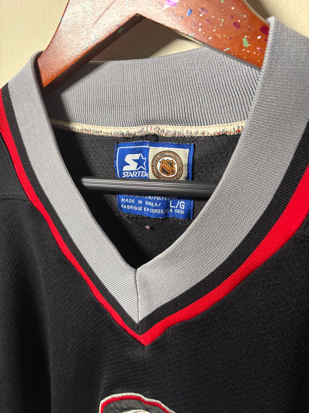 Vintage Buffalo Sabres Goathead Starter Jersey (L)