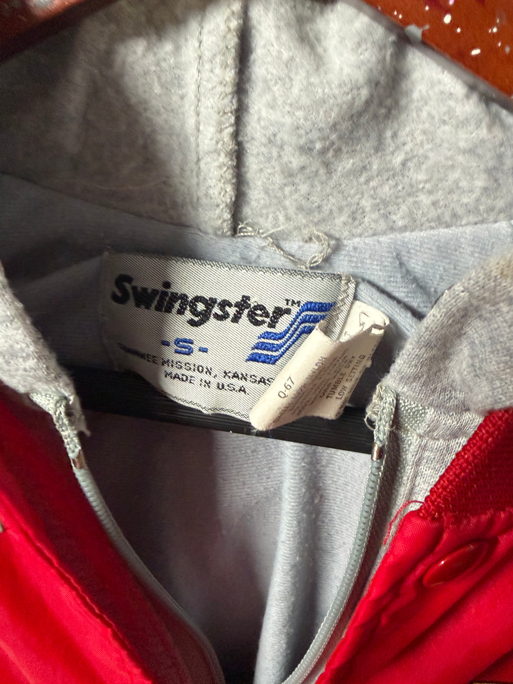 Vintage Blackhawks Swingster Windbreaker Jacket (Small)