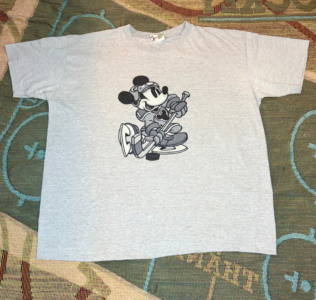 Vintage Disney Hockey T Shirt