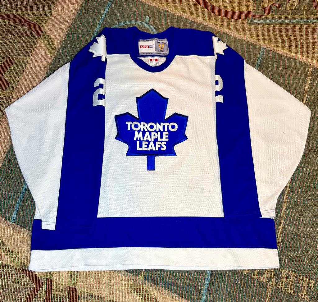Toronto Maple Leafs #2 Brian Leetch Throwback Jersey