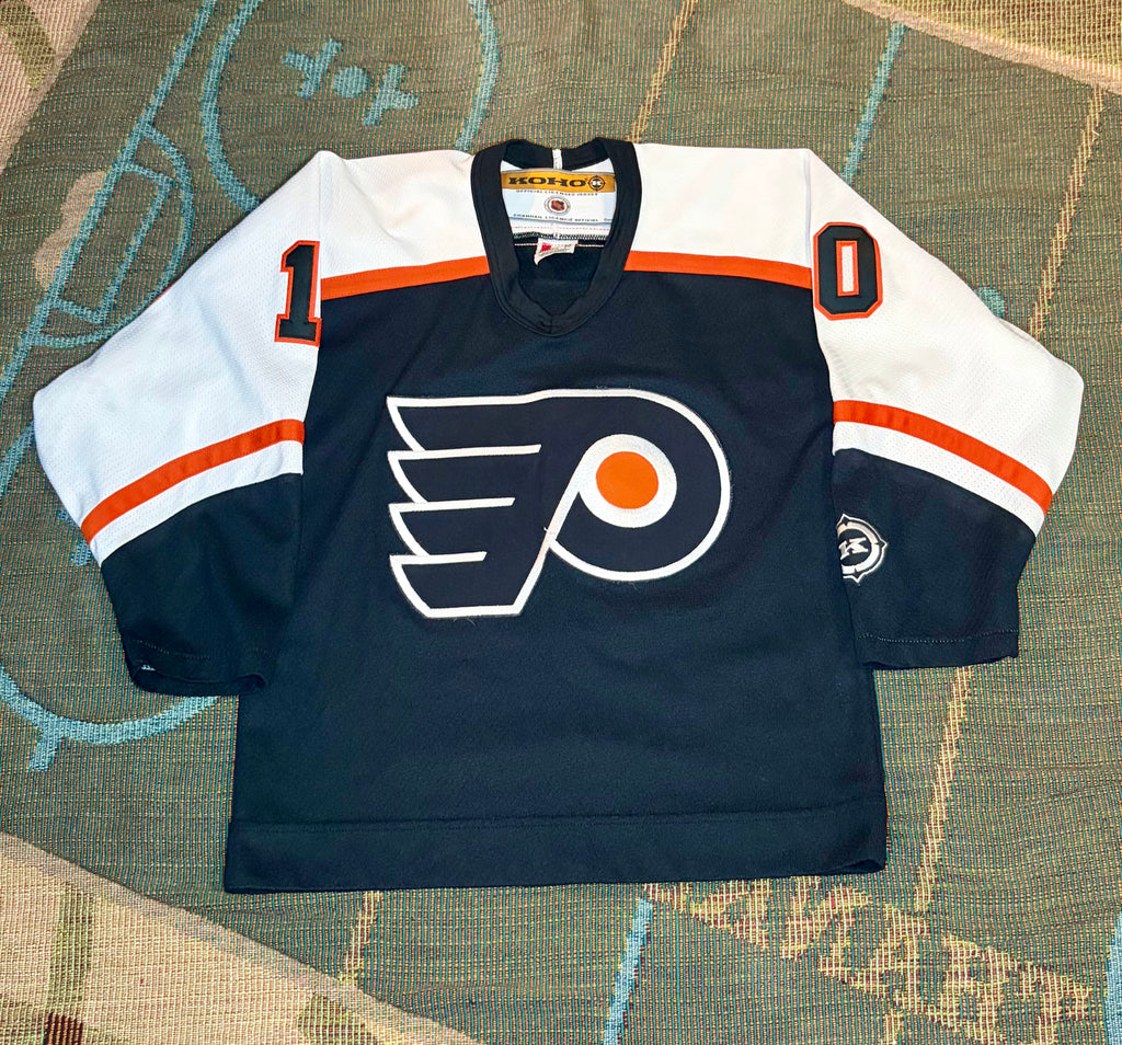 Vintage Flyers John LeClair #10 Jersey