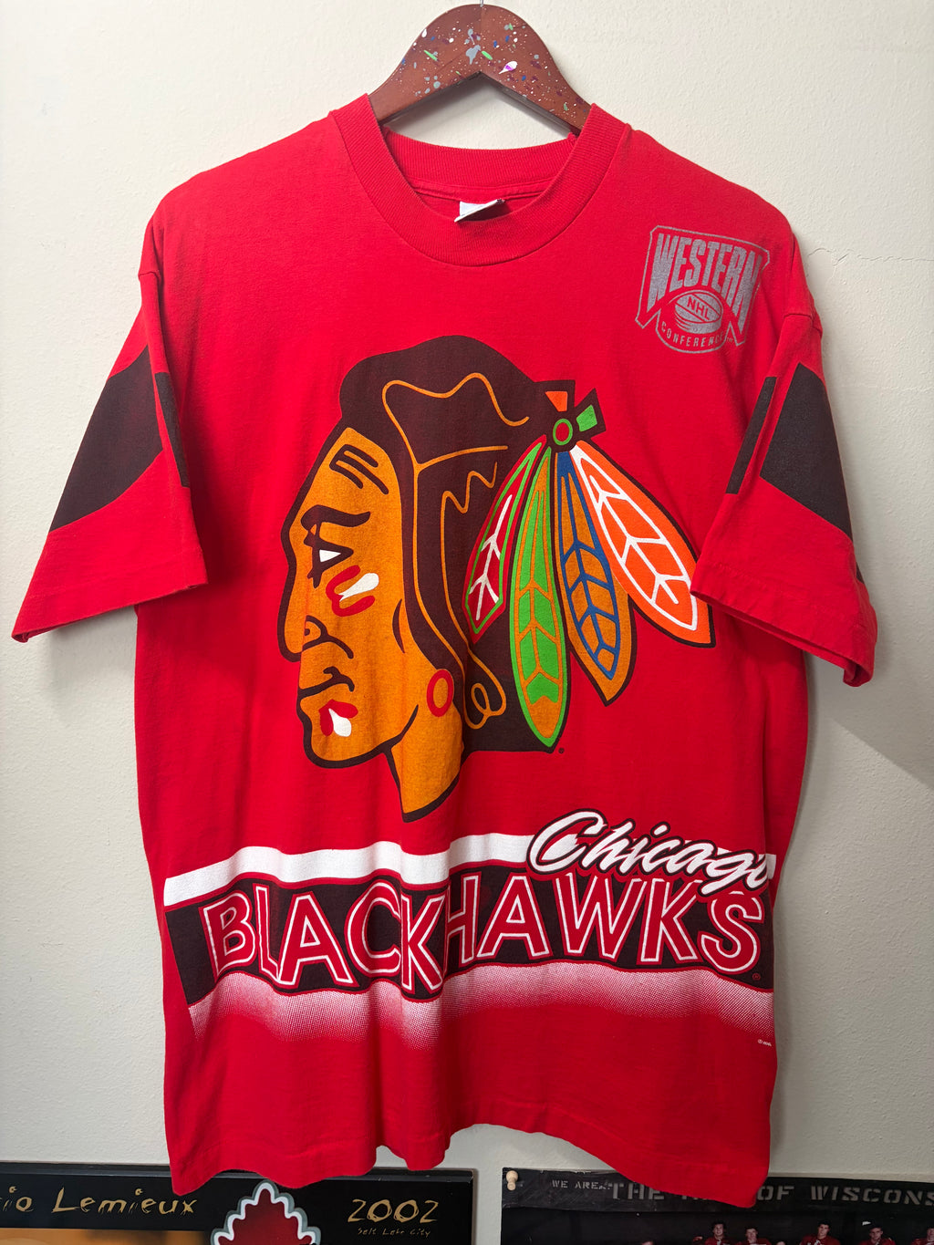 Vintage Blackhawks Salem Sportswear T Shirt (XL)