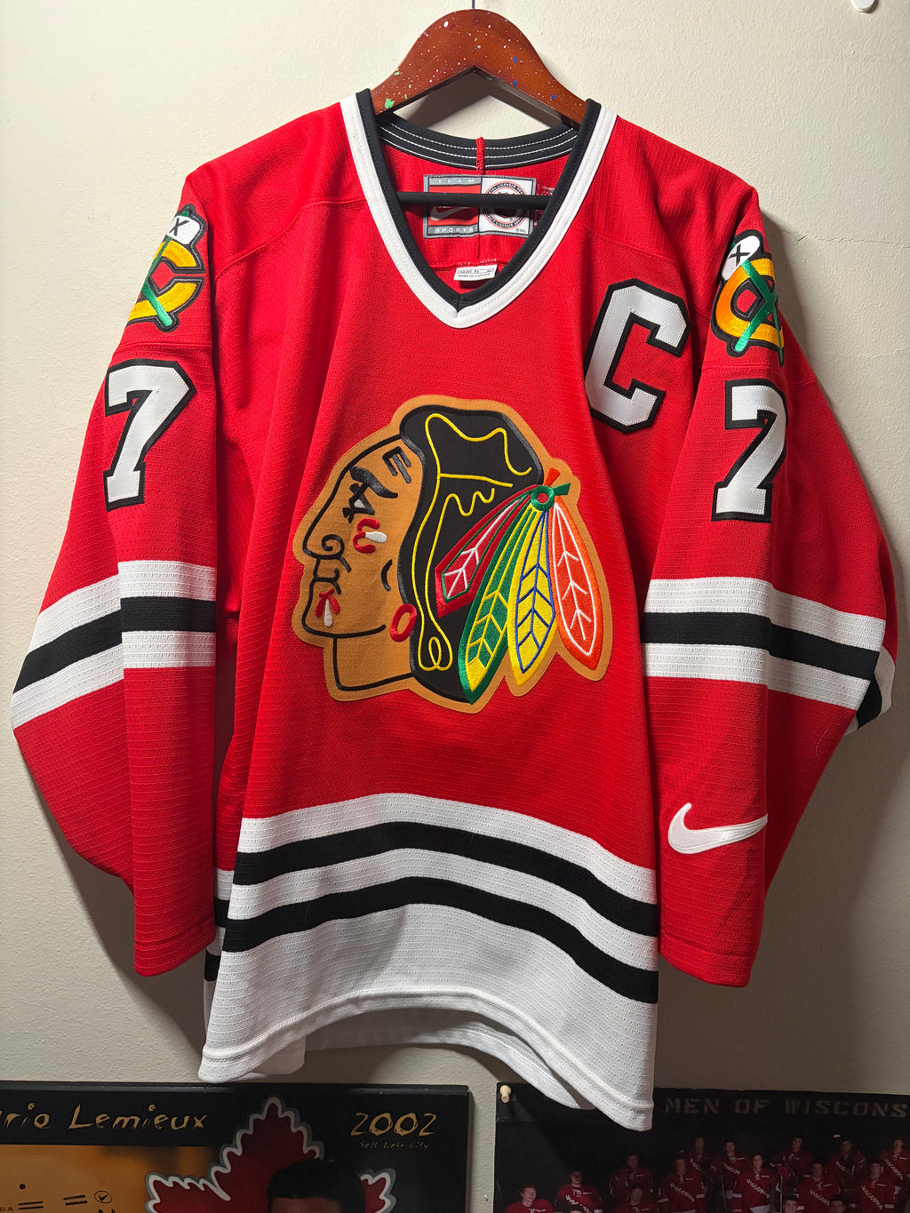 Vintage Chris Chelios #7 Nike Jersey (48/Medium)