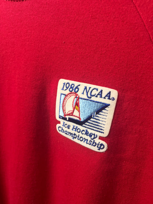 Vintage 1986 NCAA Hockey Tournament “Upcycled” Sweater (S)