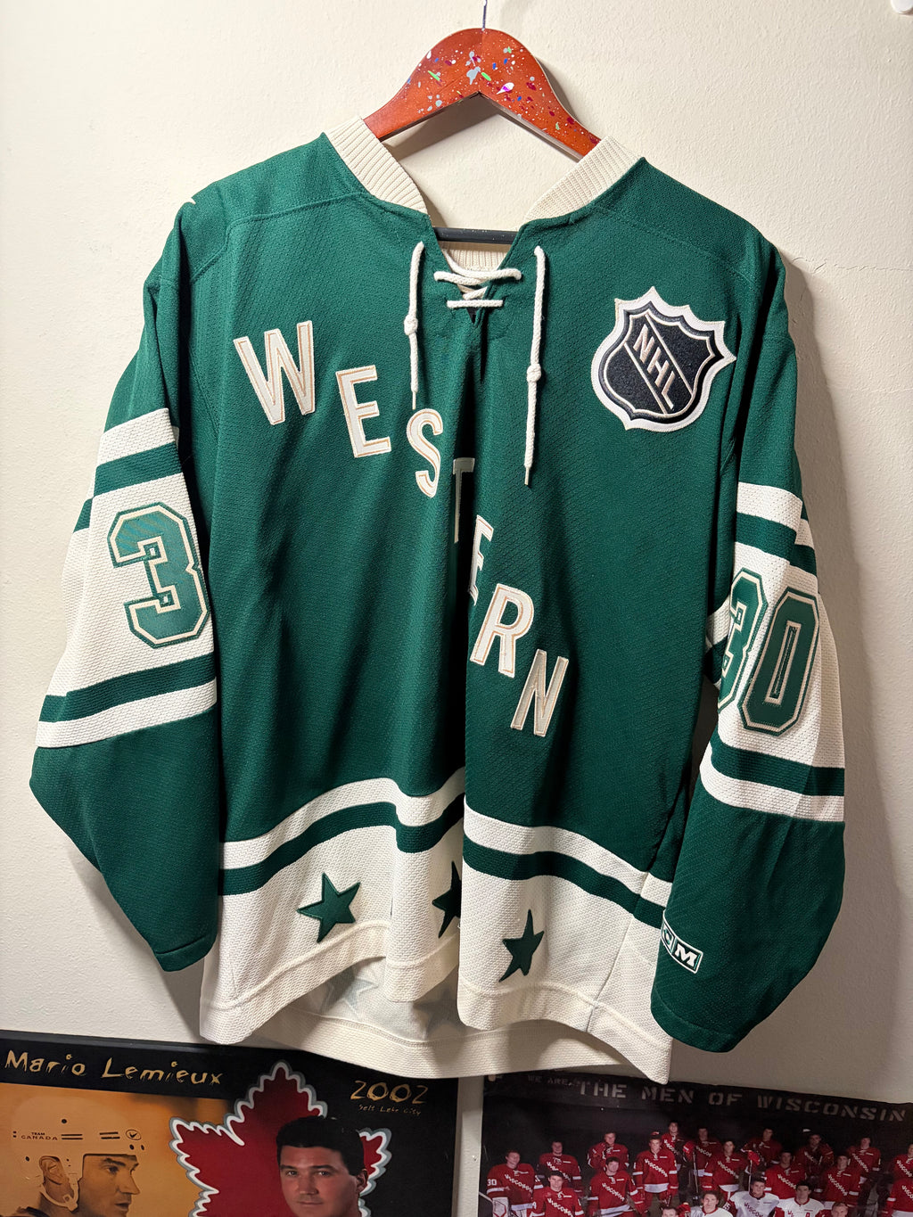 Vintage 2004 Western All Stars Dwayne Roloson #30 Jersey (Large)