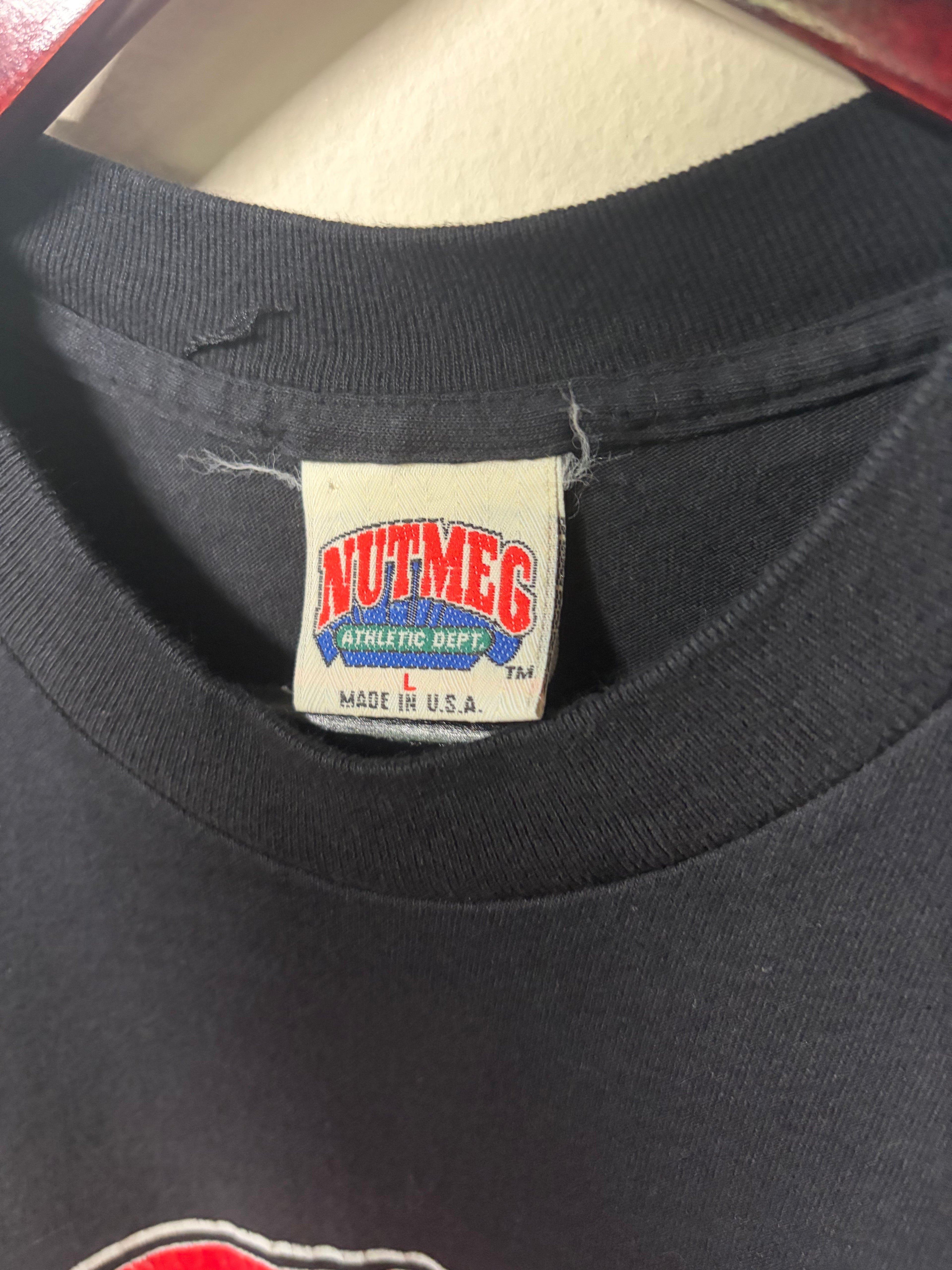 Vintage Blackhawks Nutmeg T Shirt (L)