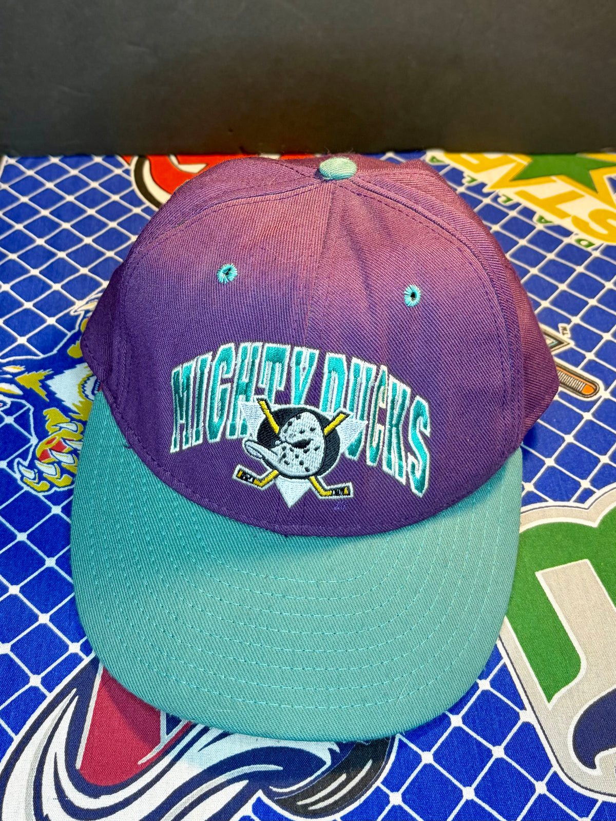 Vintage Mighty Ducks Fitted Hat