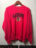Vintage Blackhawks Logo7 Crewneck Sweater (Large)