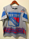 Vintage 1994 NY Rangers Stanley Cup Champs Salem Sportswear AOP (L)