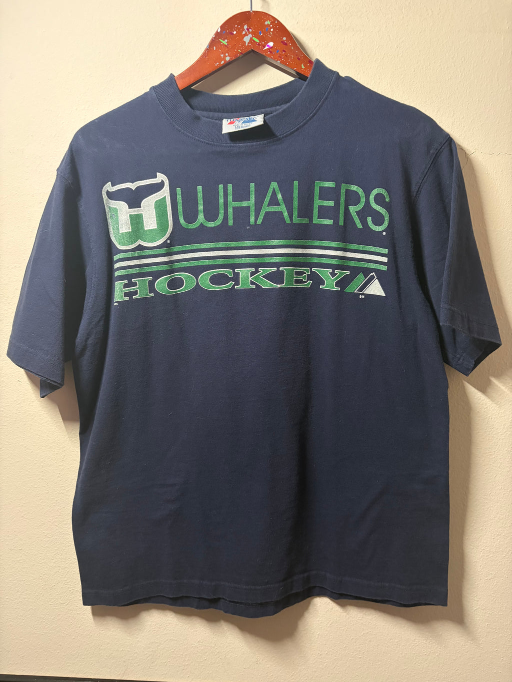 Vintage Hartford Whalers Majestic T Shirt (Medium)