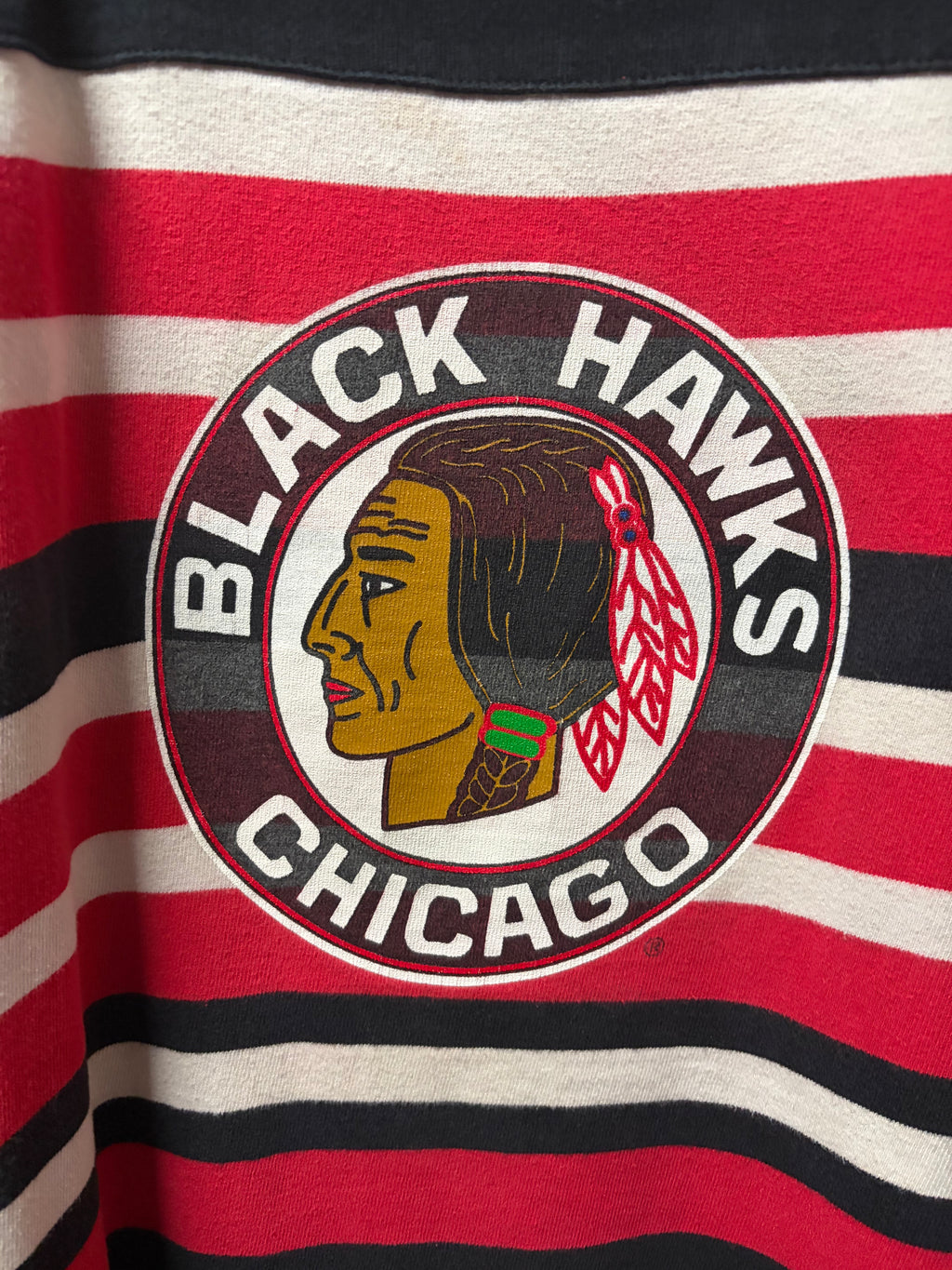 Vintage Blackhawks 75th Anniversary Sweater Jersey (XL)