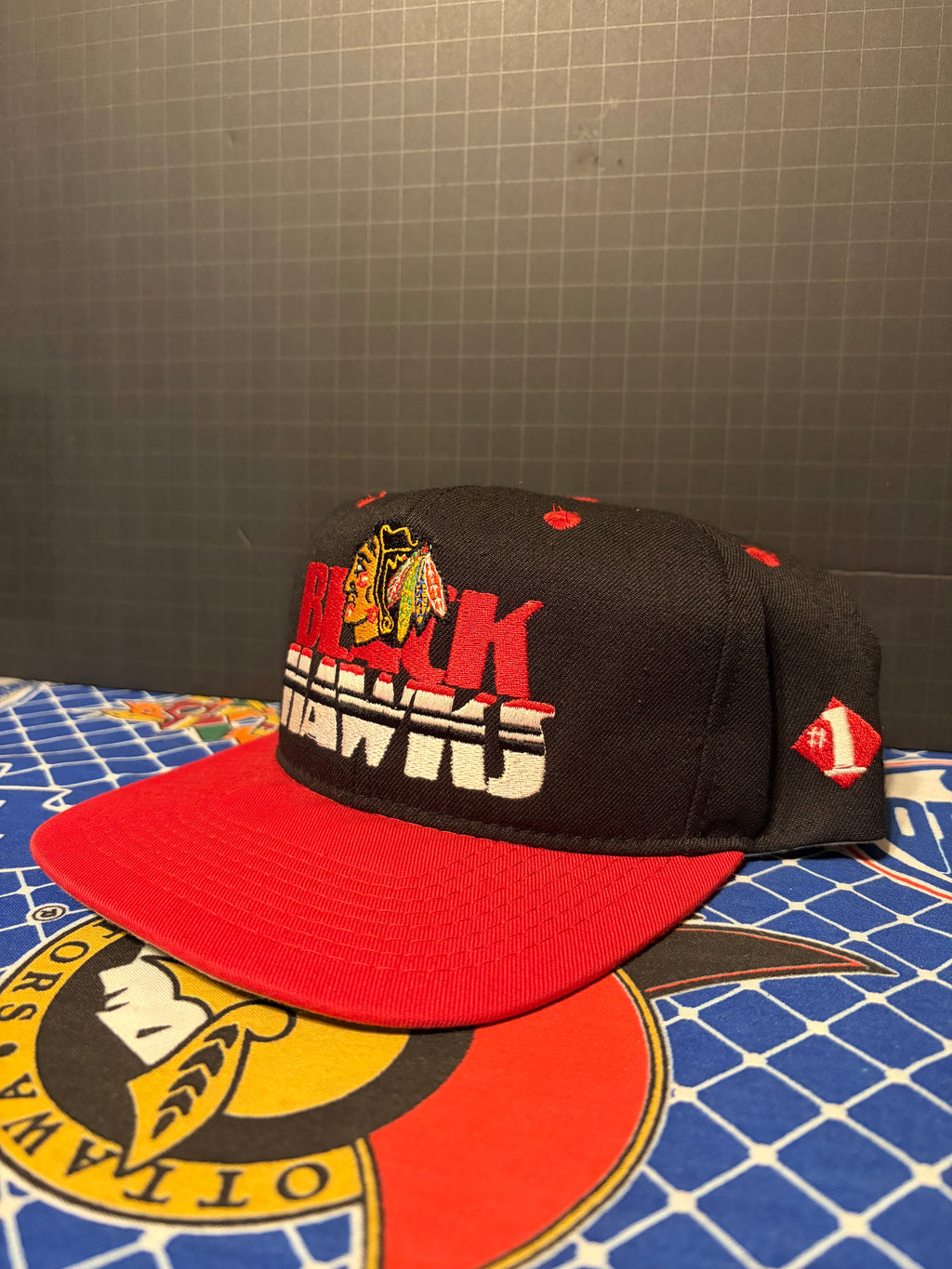 Vintage Blackhawks Snapback Hat