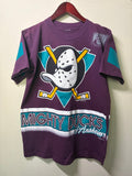 Vintage Anaheim Mighty Ducks Salem Sportswear AOP T Shirt (M)