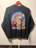 Vintage Blackhawks “Faceoff” Crewneck Sweater (Large)