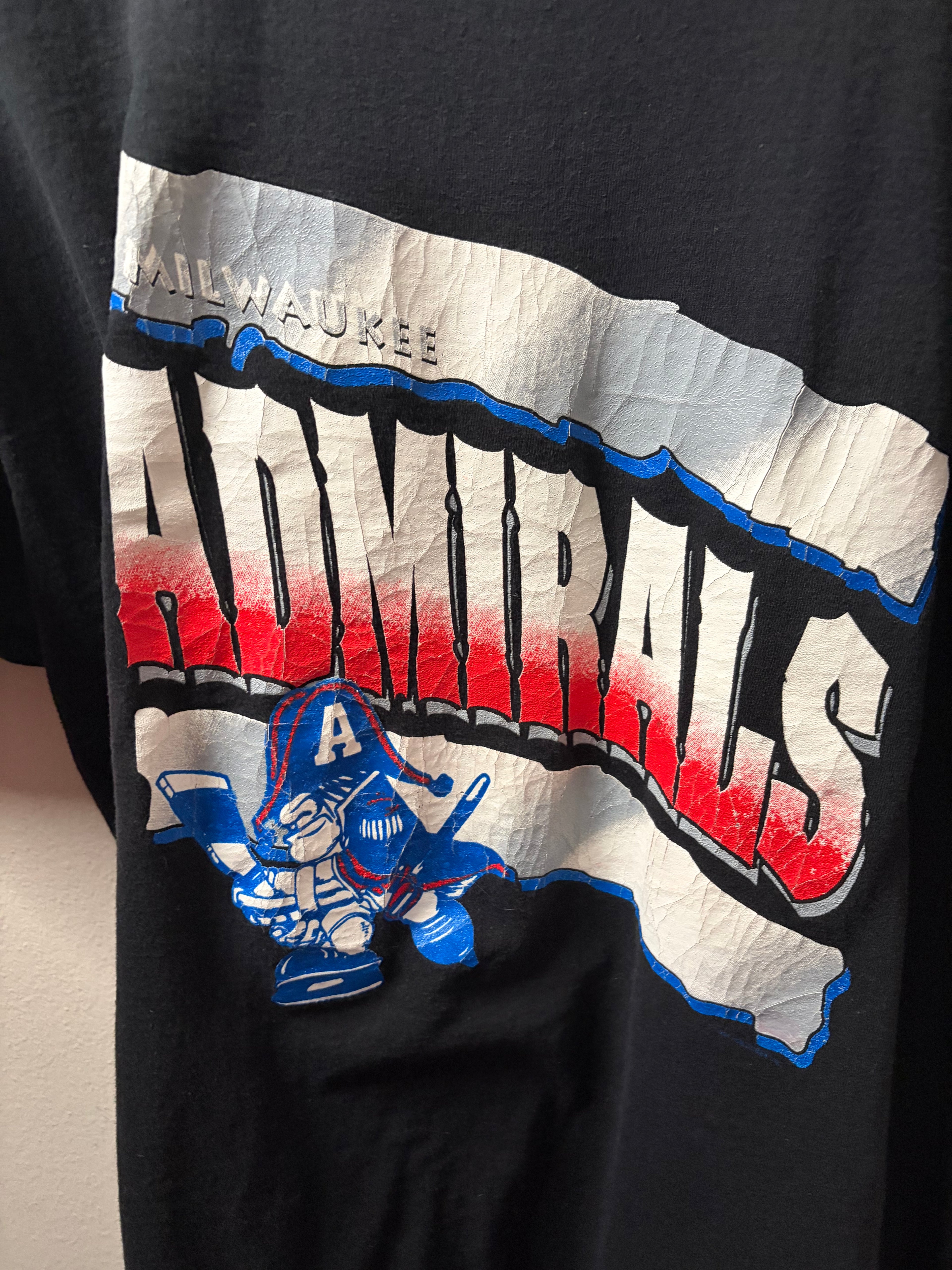 Vintage Milwaukee Admirals T Shirt (XXL)
