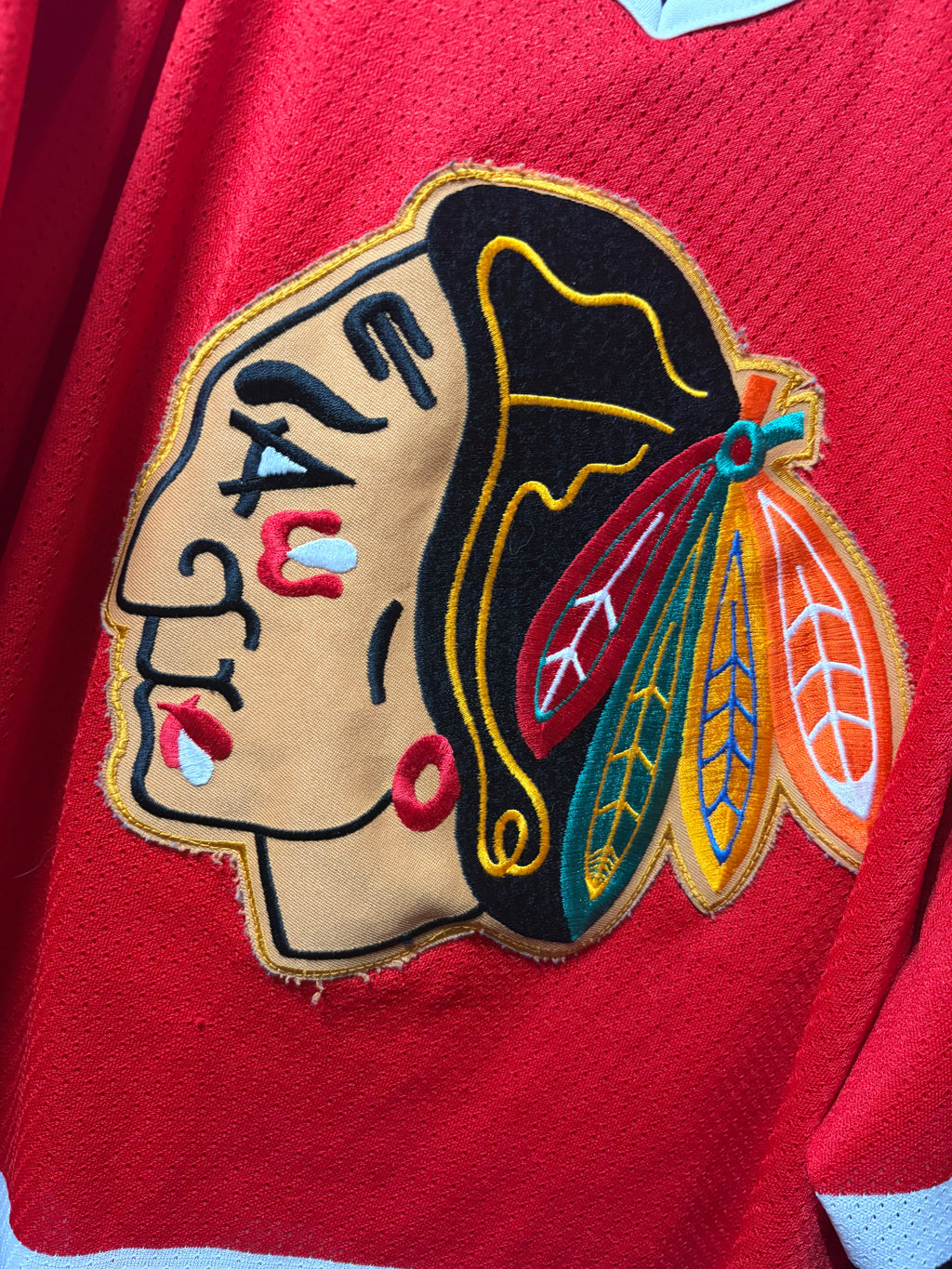 Vintage Blackhawks CCM Jersey (Large)