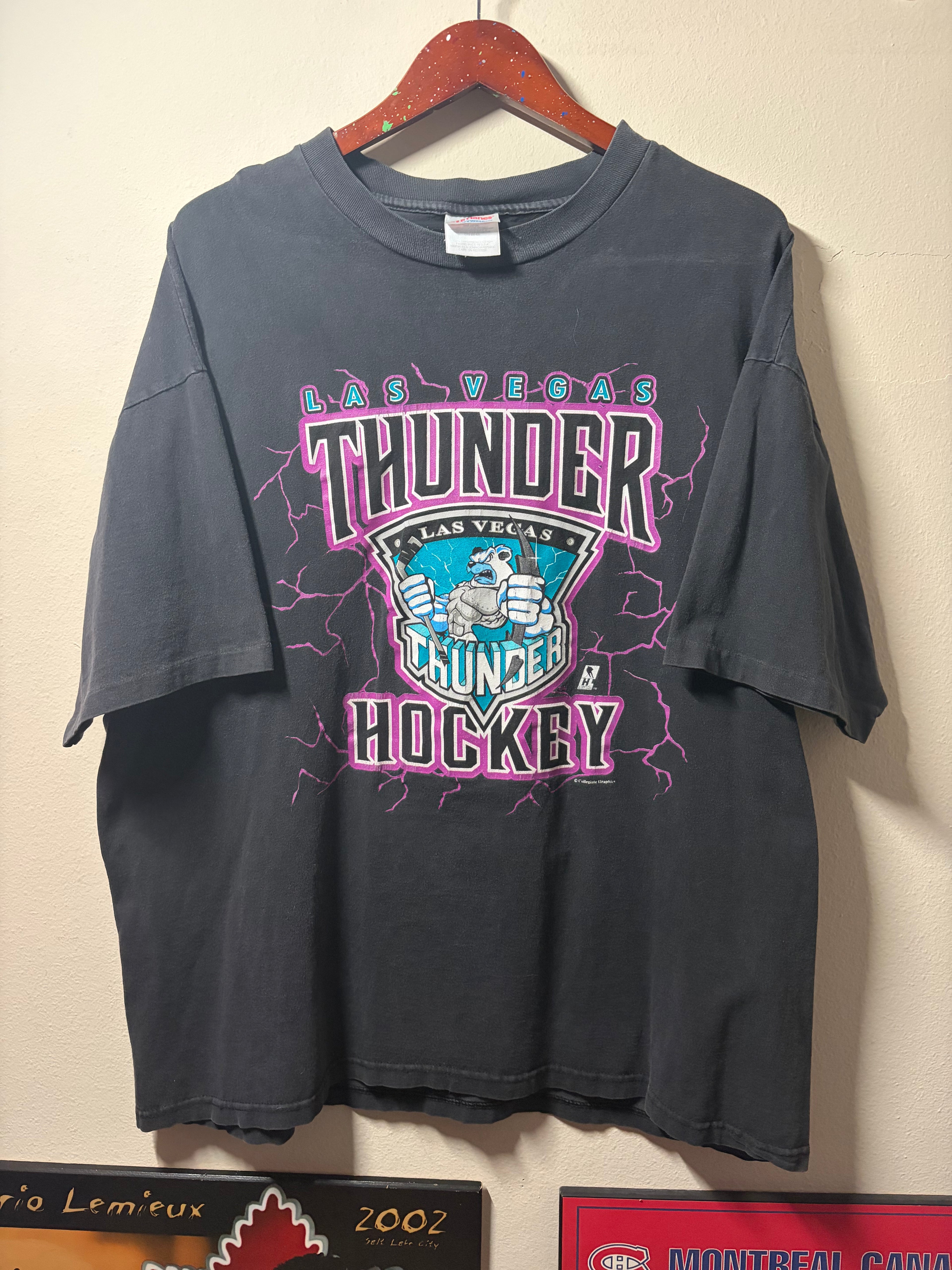 Vintage Las Vegas Thunder IHL T Shirt (XL)