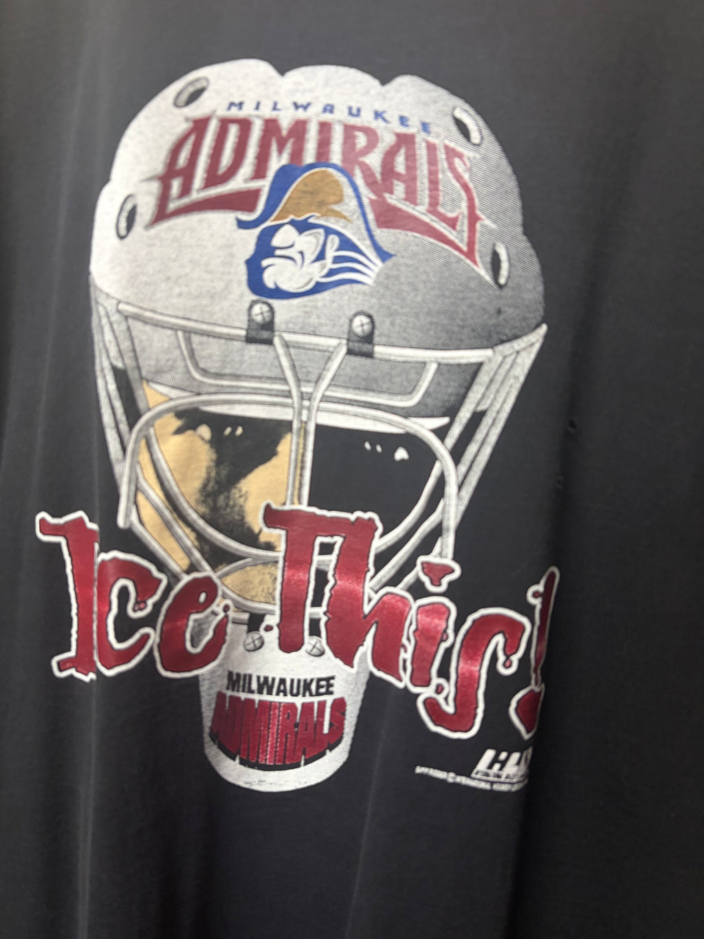 Vintage Milwaukee Admirals IHL T Shirt (XXL)