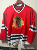 Vintage Blackhawks Airknit Jersey (Large)
