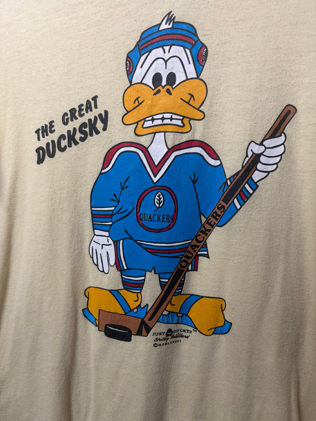 Vintage 1986 Great Ducksky T Shirt (Medium)