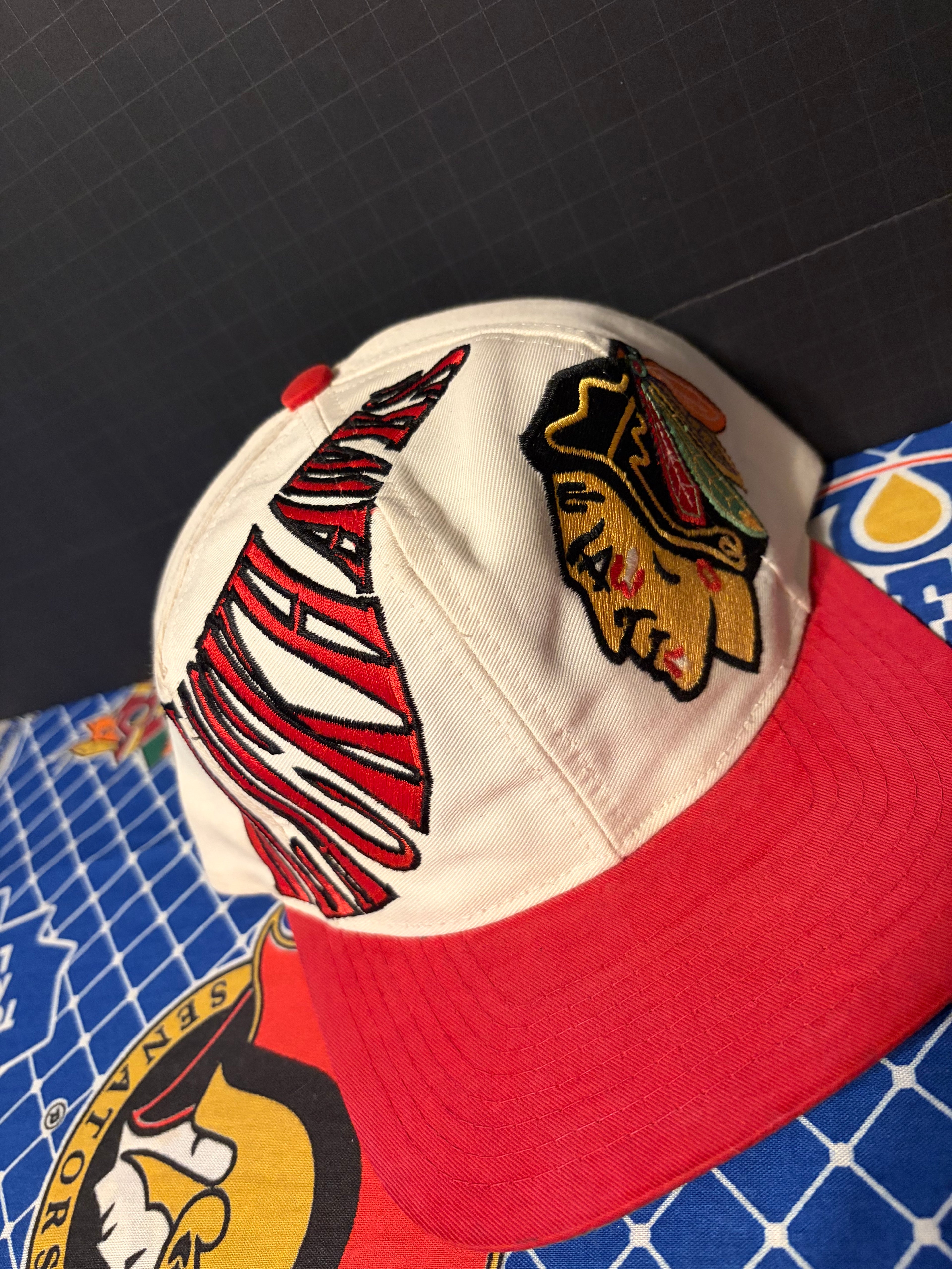 Vintage Blackhawks “Swirl” Snapback Hat