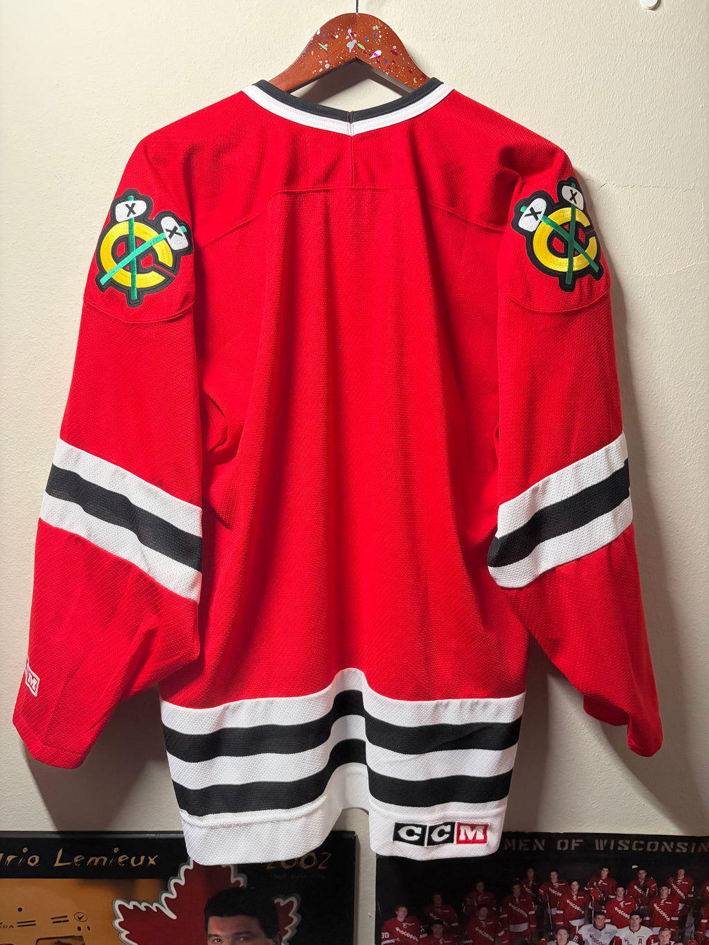 Vintage Blackhawks CCM Jersey (XL)