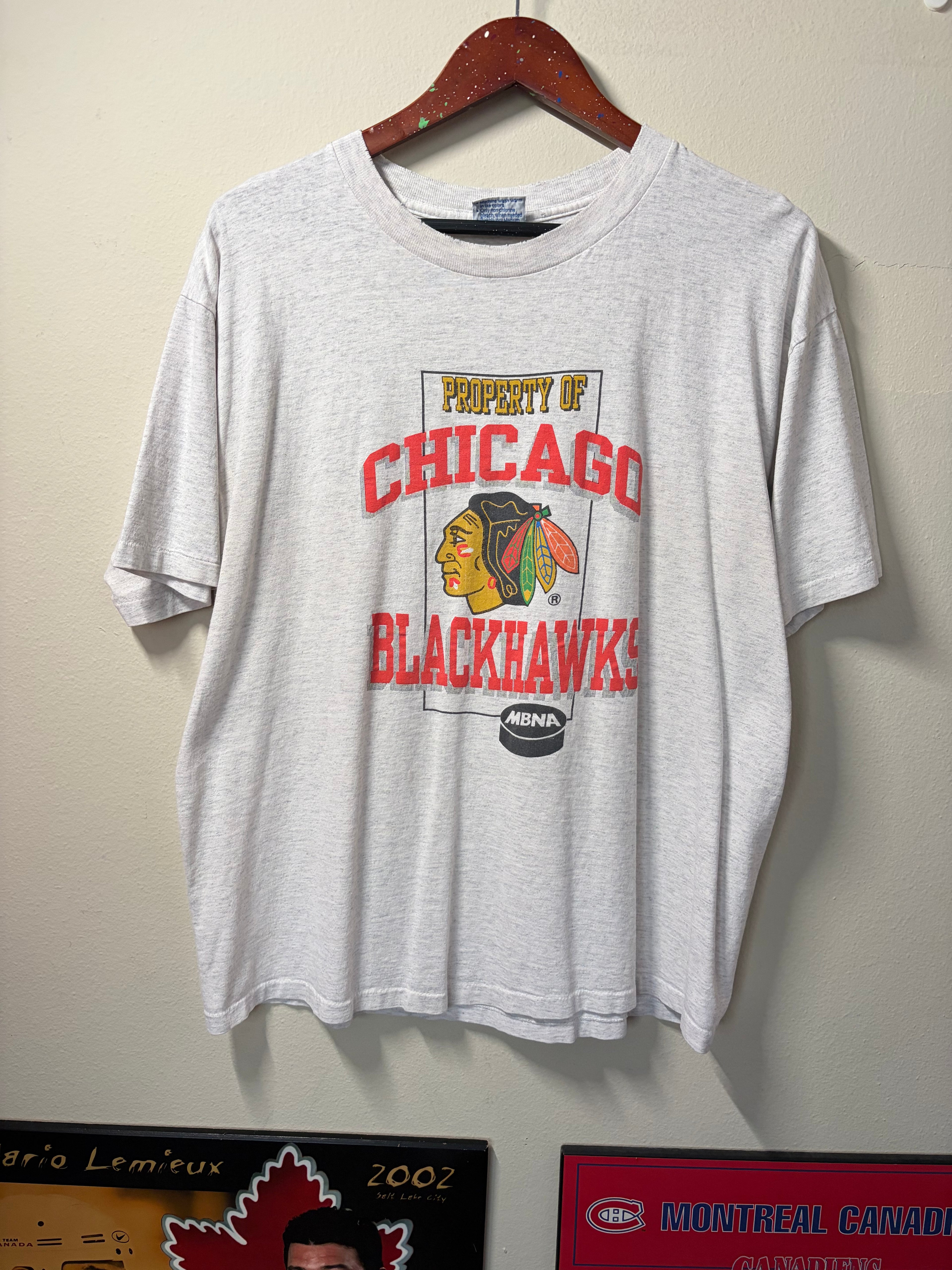 Vintage Blackhawks T Shirt (XL)