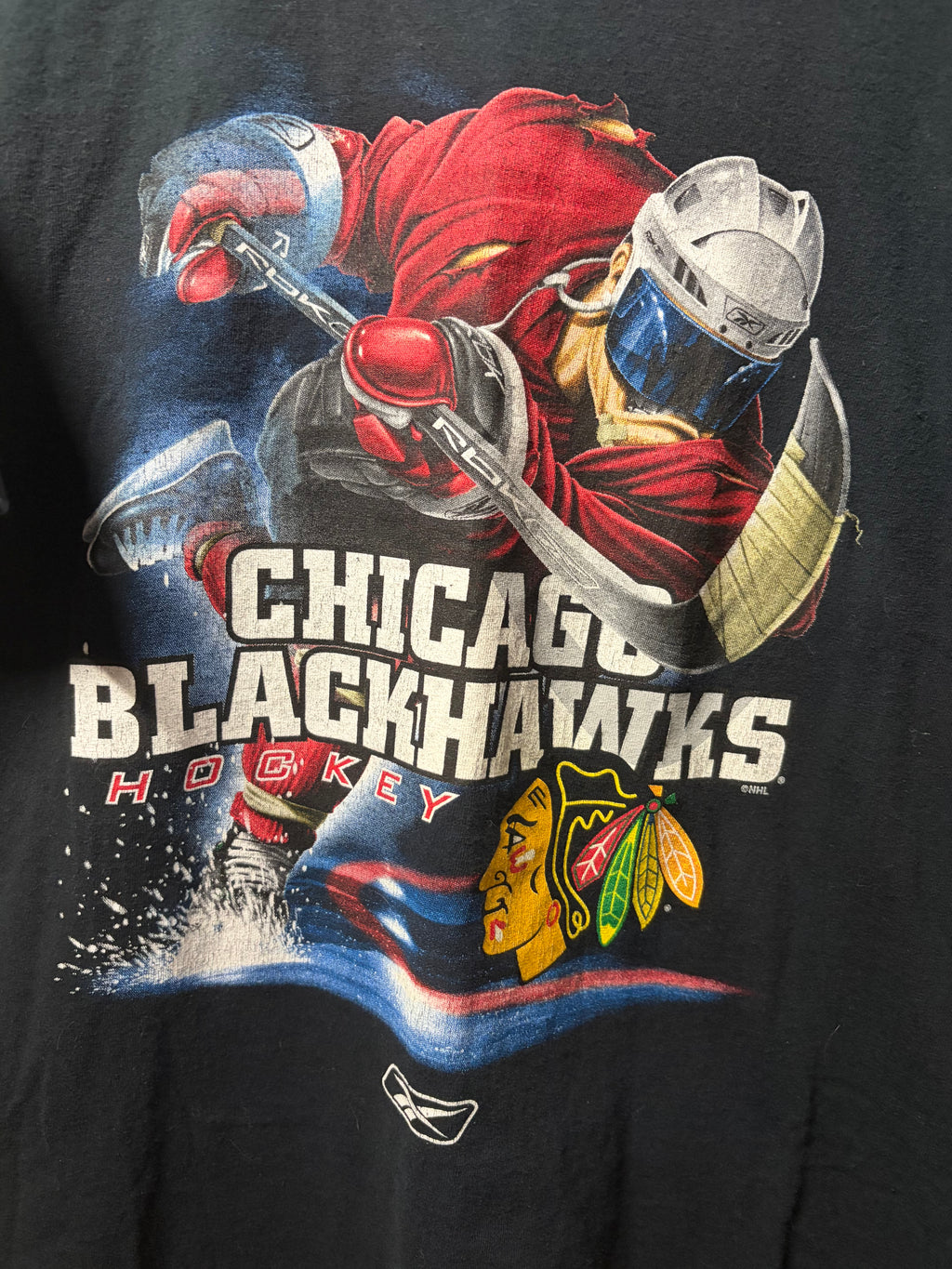 Blackhawks Reebok Player Graphic T Shirt (XL)